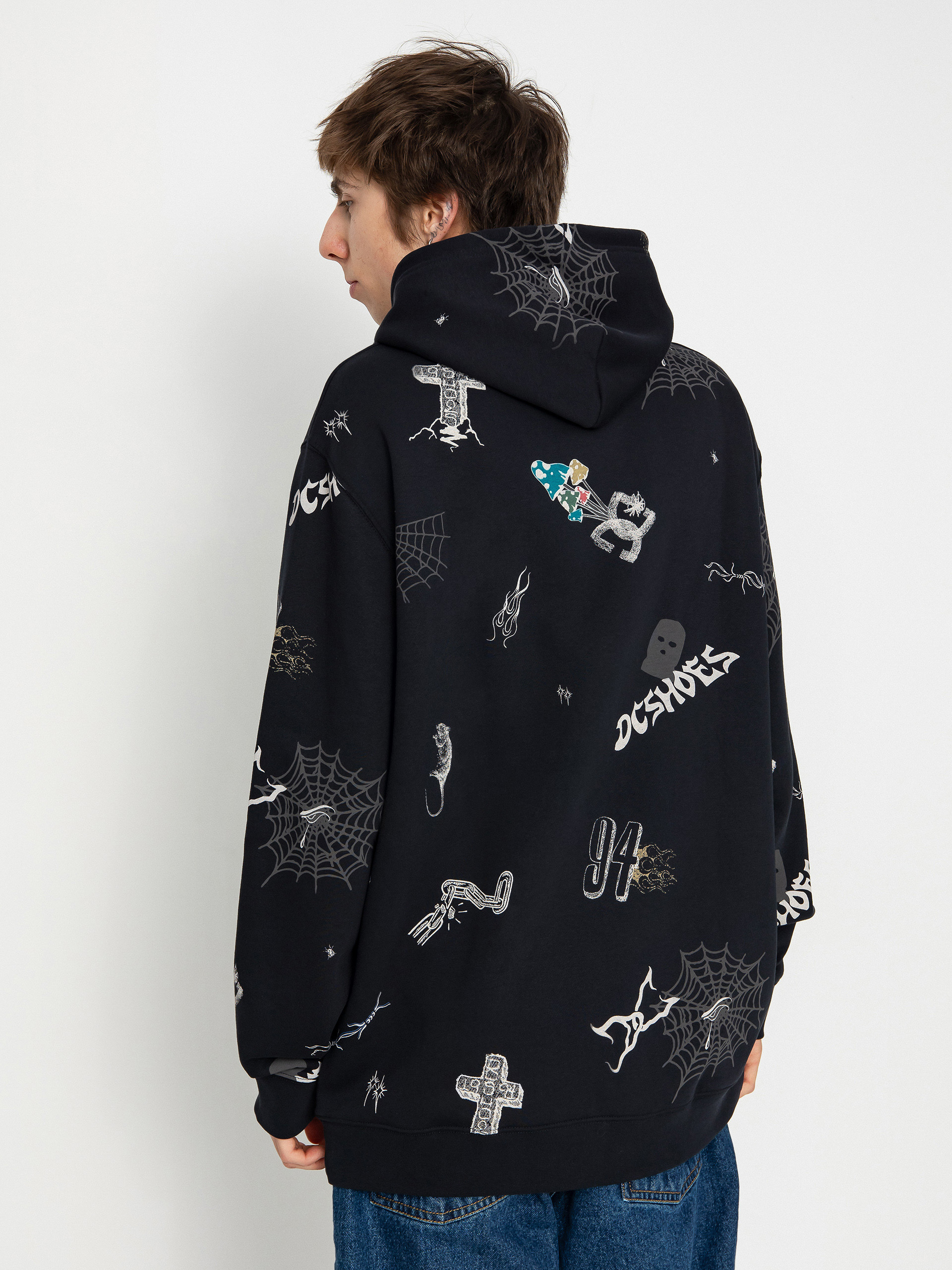 DC Scribble HD Hoodie (black scribble)