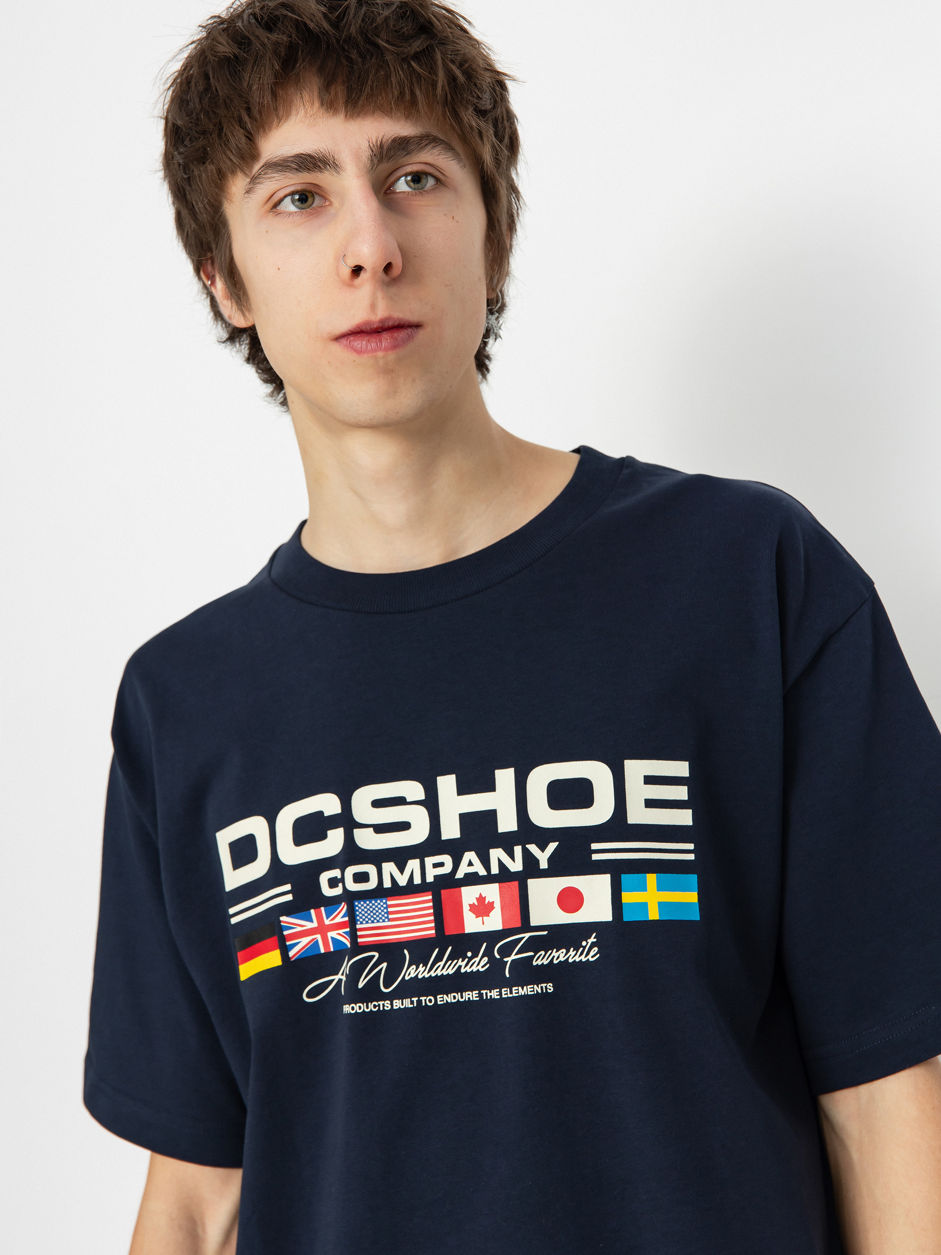 DC Worldwide T-Shirt (navy blazer)