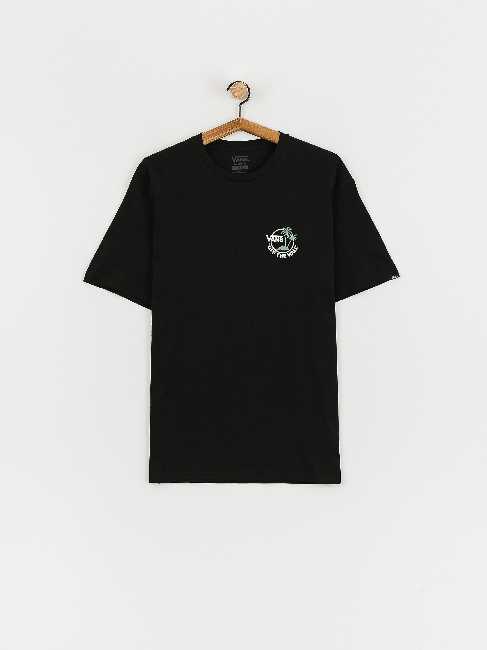 Vans Classic Mini Dual Palm II T-Shirt (black/iceberg green)
