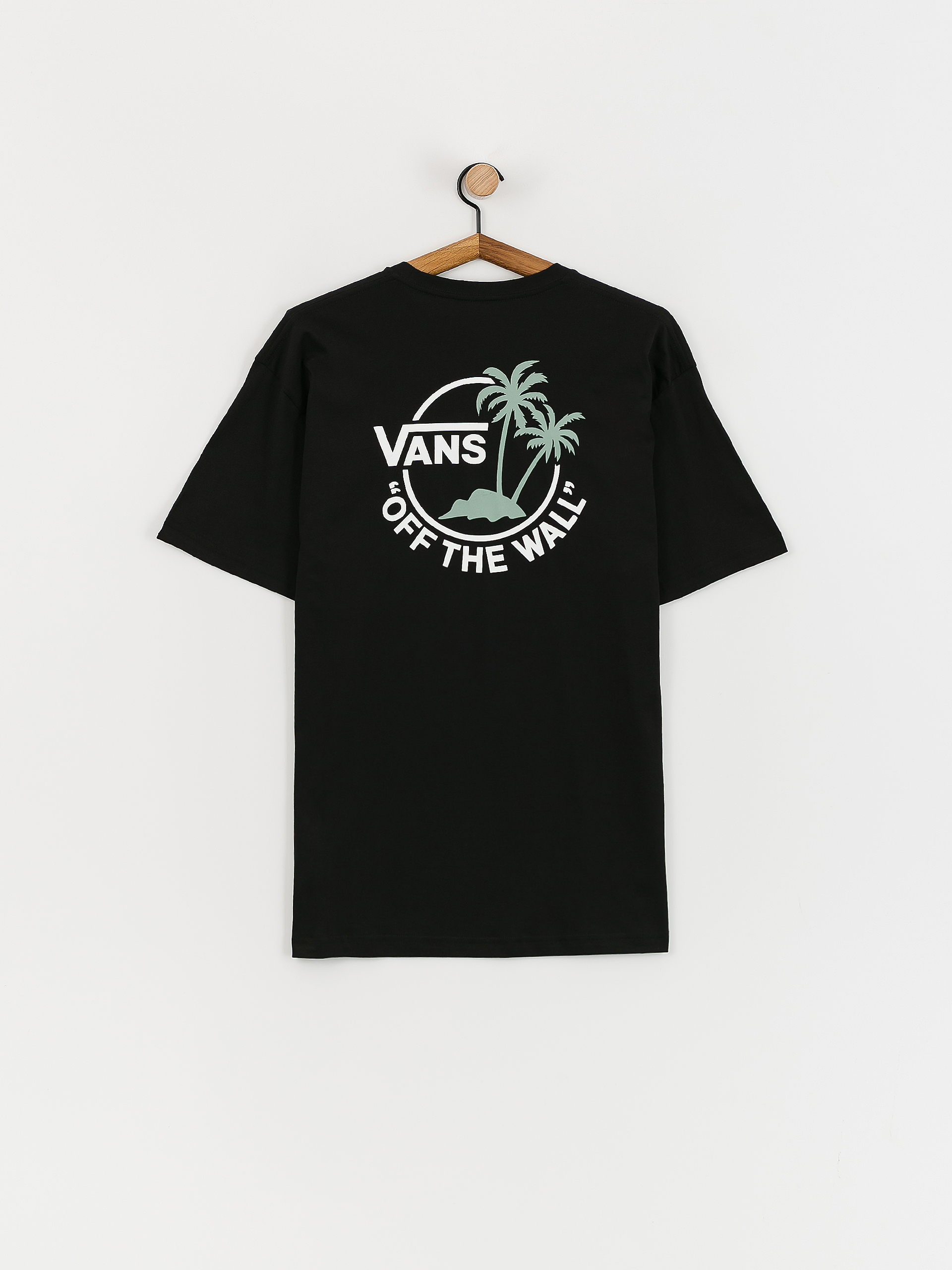 Vans Classic Mini Dual Palm II T-Shirt (black/iceberg green)
