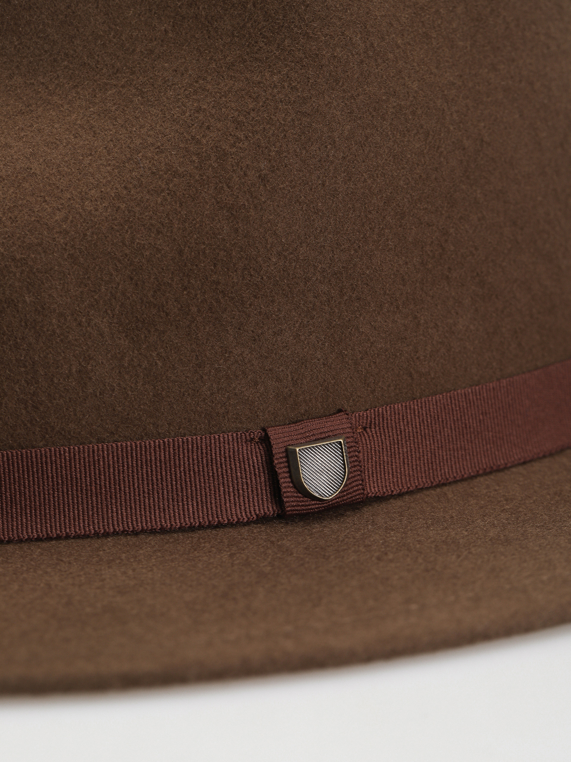 Brixton Messer Packable Fedora Hat (dark earth)