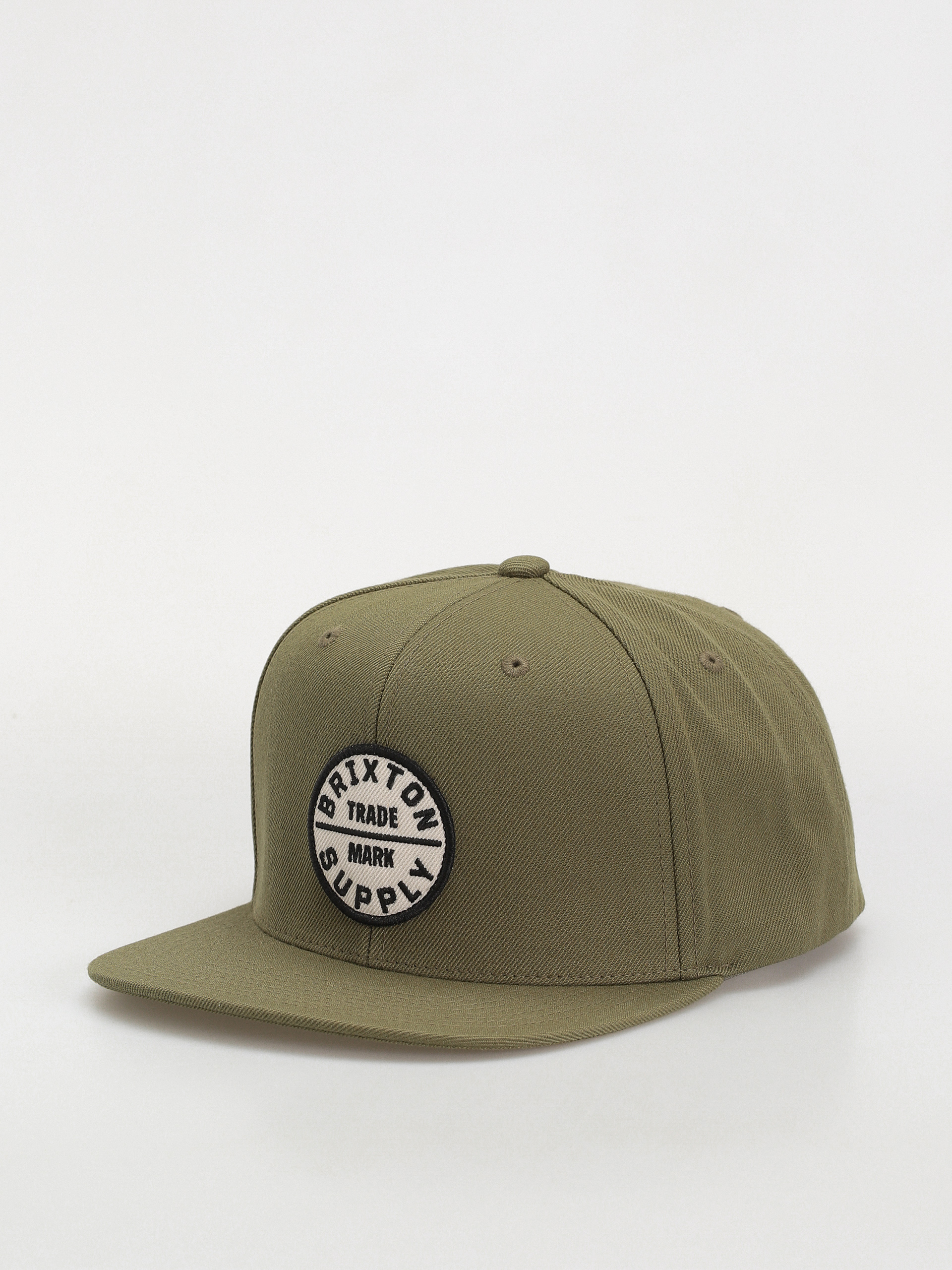 Brixton Oath III Snapback Cap (olive surplus/whitecap)