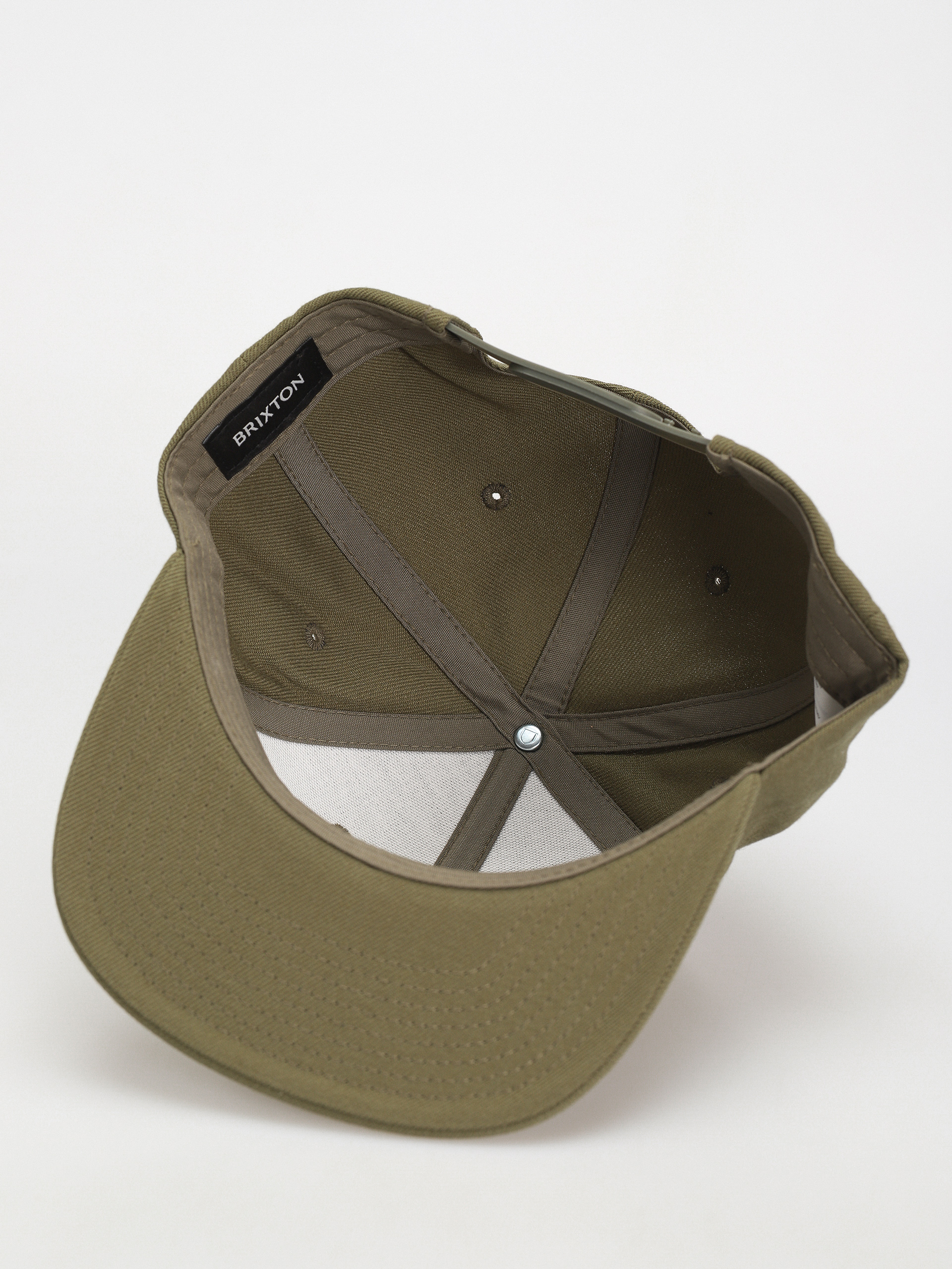Brixton Oath III Snapback Cap (olive surplus/whitecap)