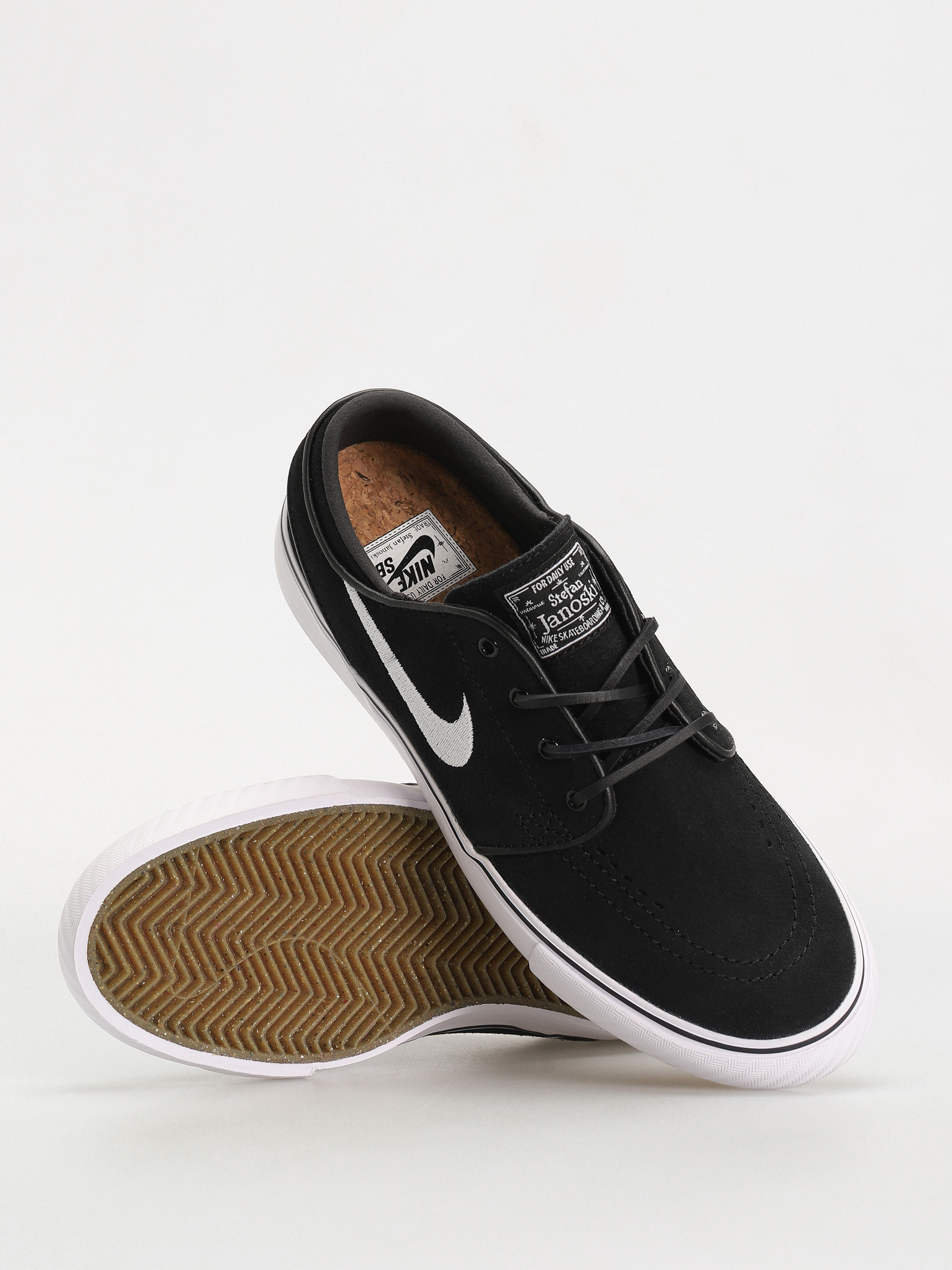 nike sb shoes white and black