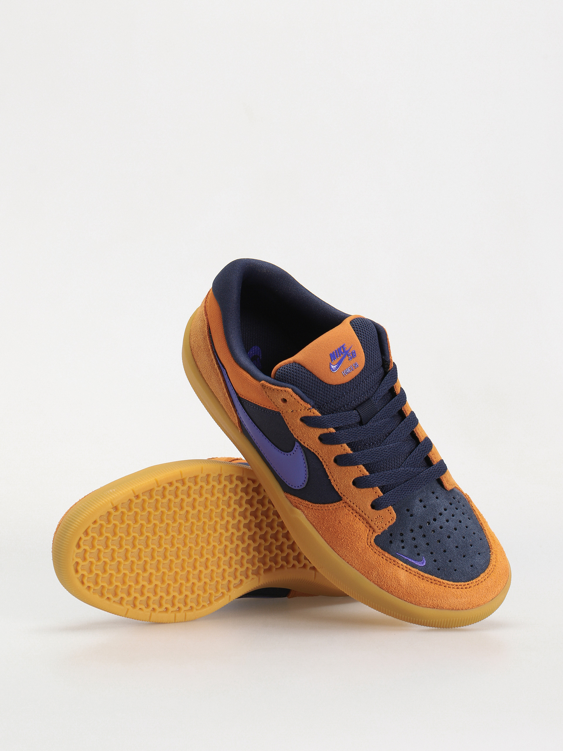 Navy and orange nike on sale