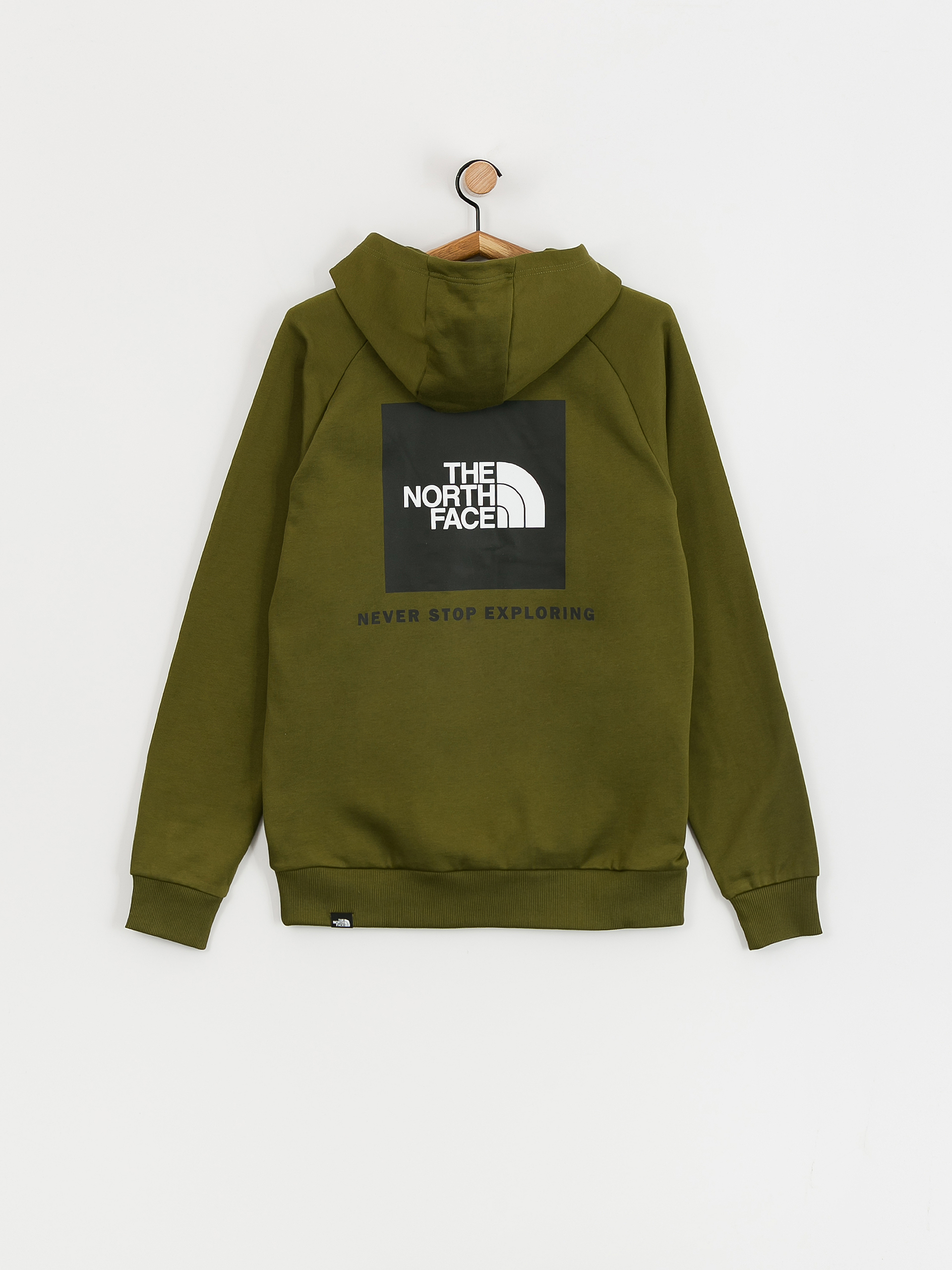 The North Face Hoodie Raglan Redbox HD (forest olive)