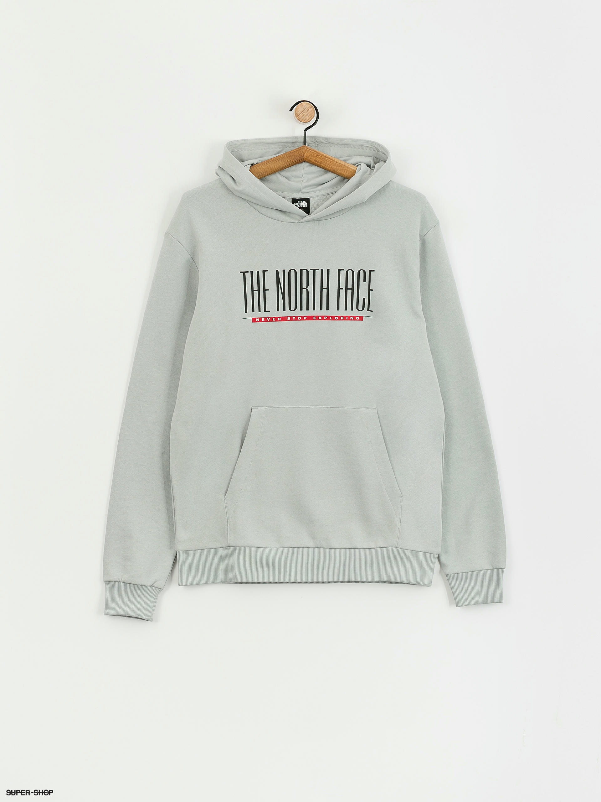 The North Face Hoodie Tnf Est 1966 HD high rise grey