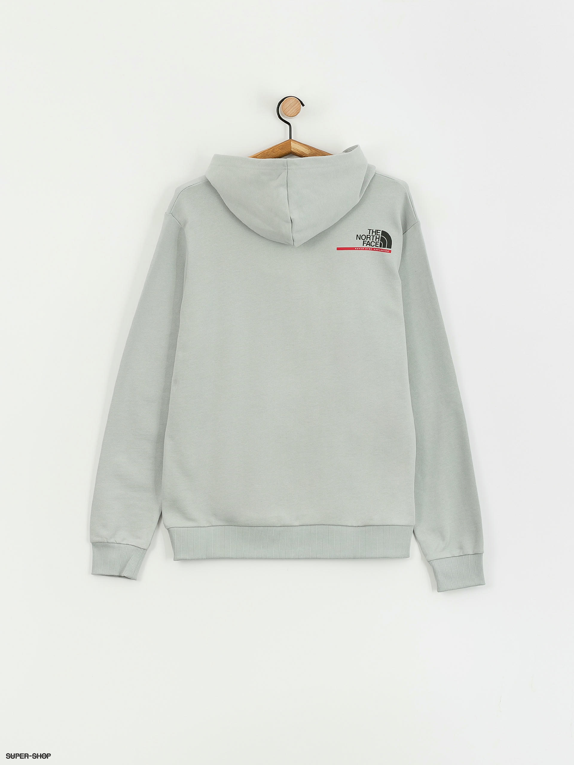 The North Face Hoodie Tnf Est 1966 HD high rise grey