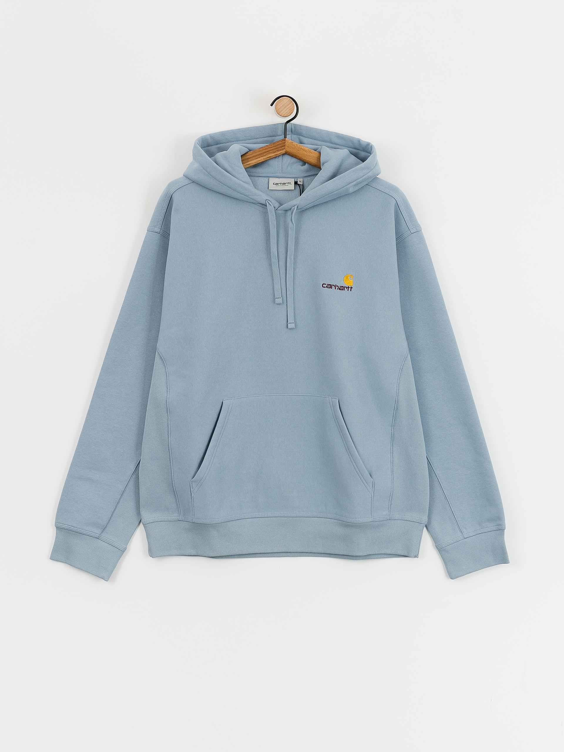 Carhartt WIP Hoodie American Script HD (frosted blue)