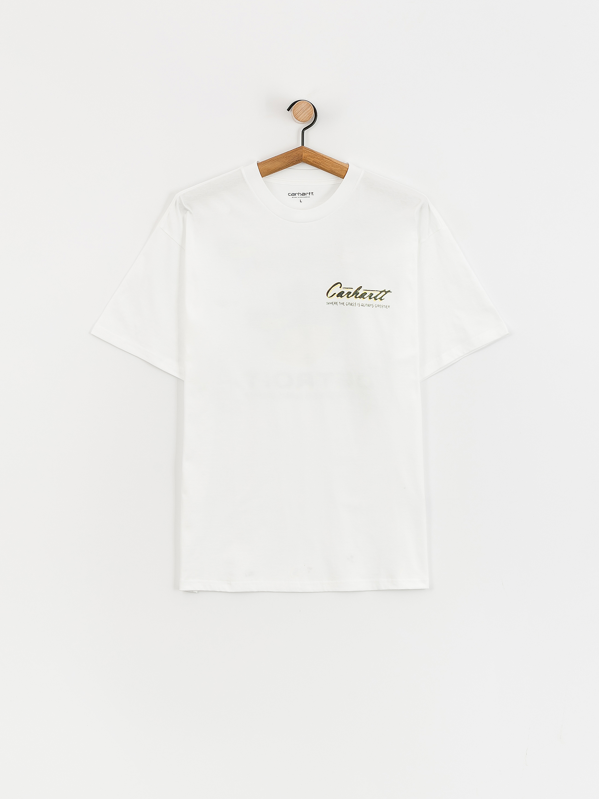 Carhartt WIP T-Shirt Green Grass (white)
