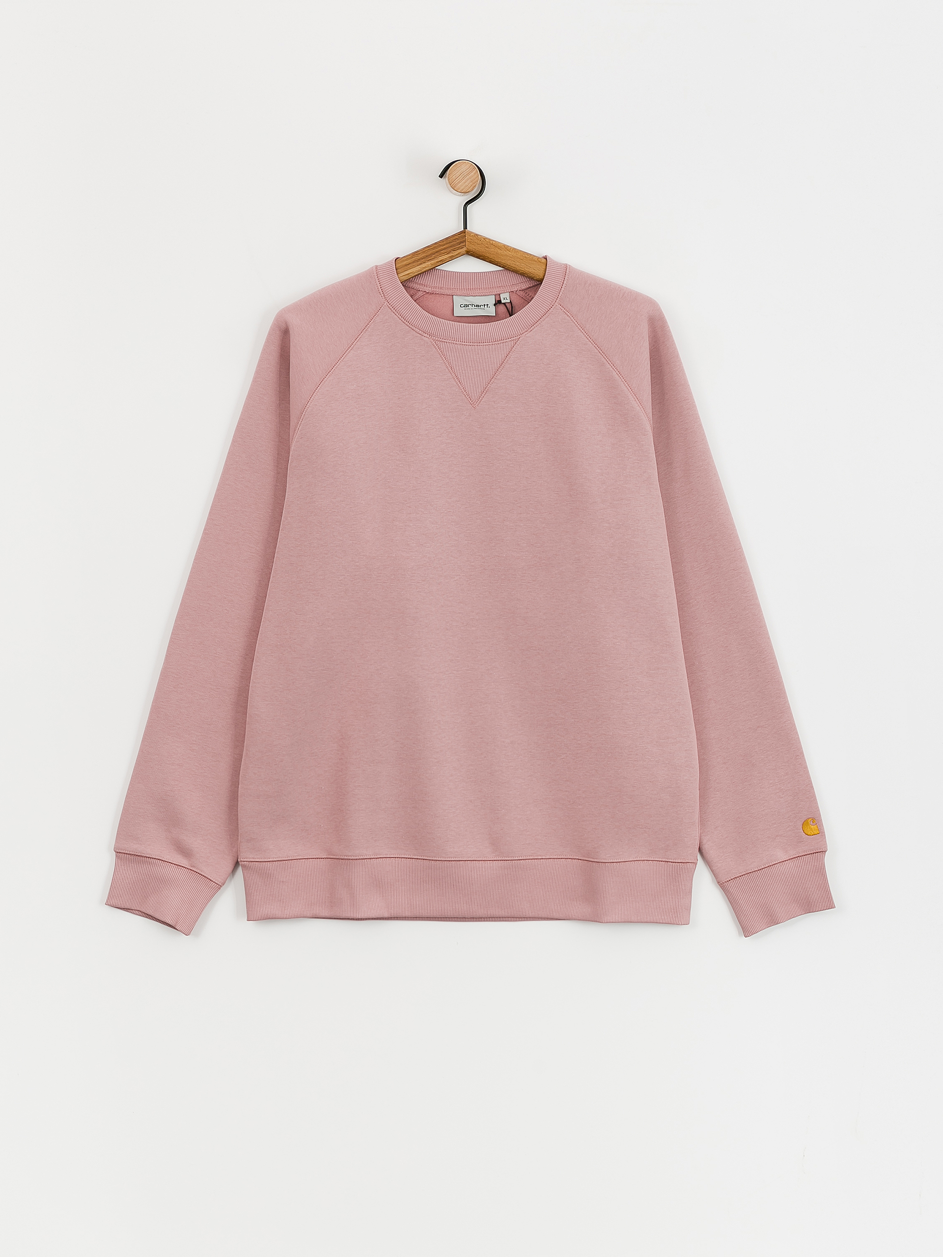 Carhartt WIP Sweatshirt Chase (glassy pink/gold)