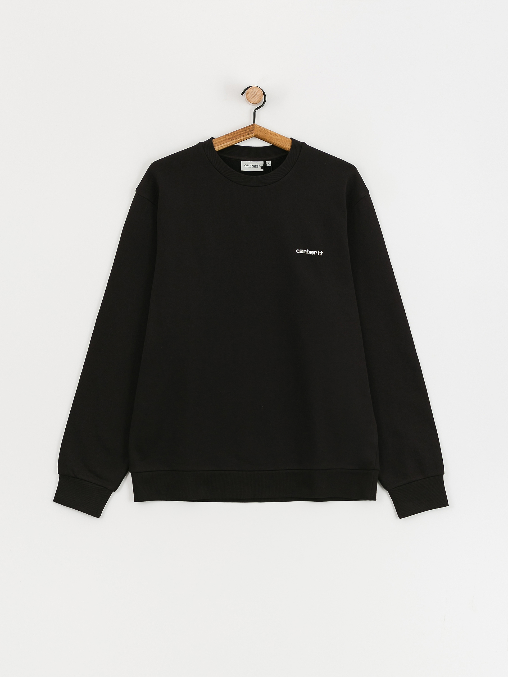 Carhartt WIP Sweatshirt Script Embroidery - black (black/white)