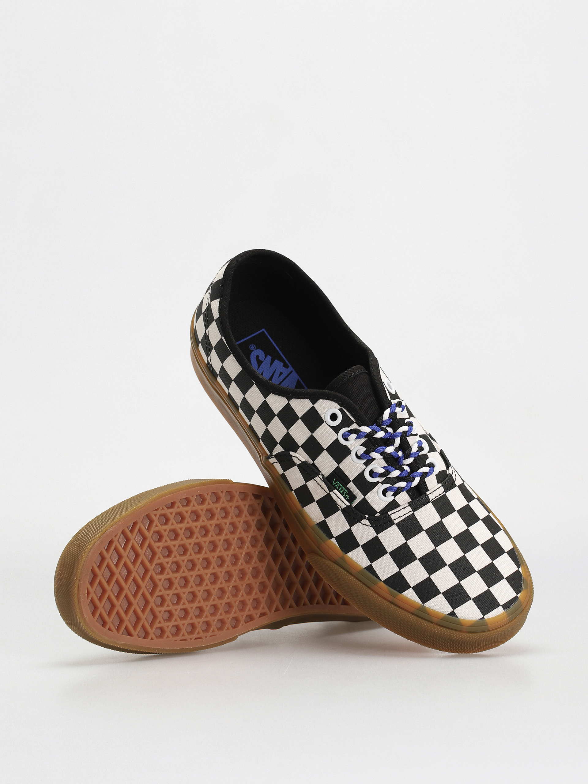 Vans Authentic Shoes black (checkerboard black/white)