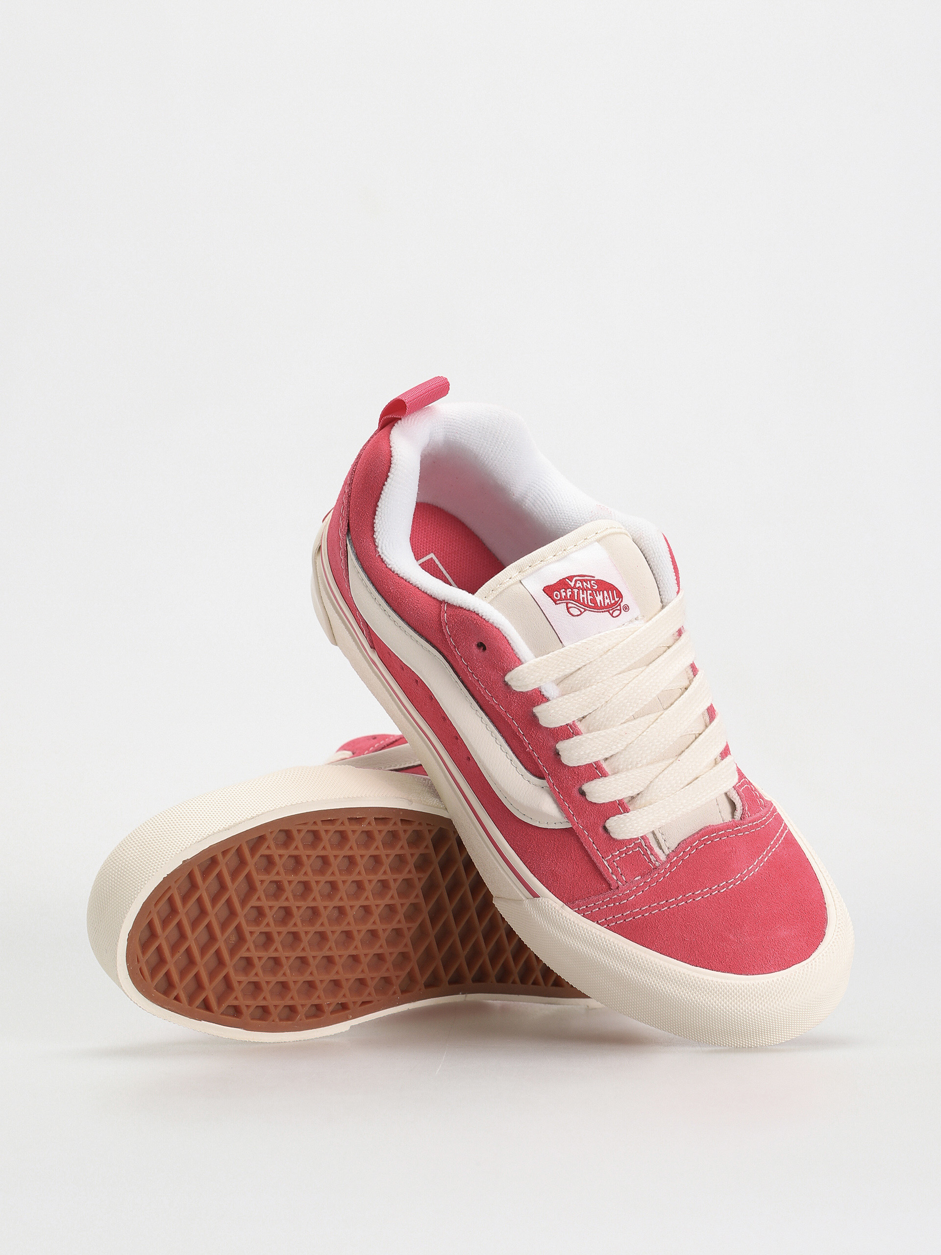 Vans Knu Skool Schuhe (retro color pink/true white)