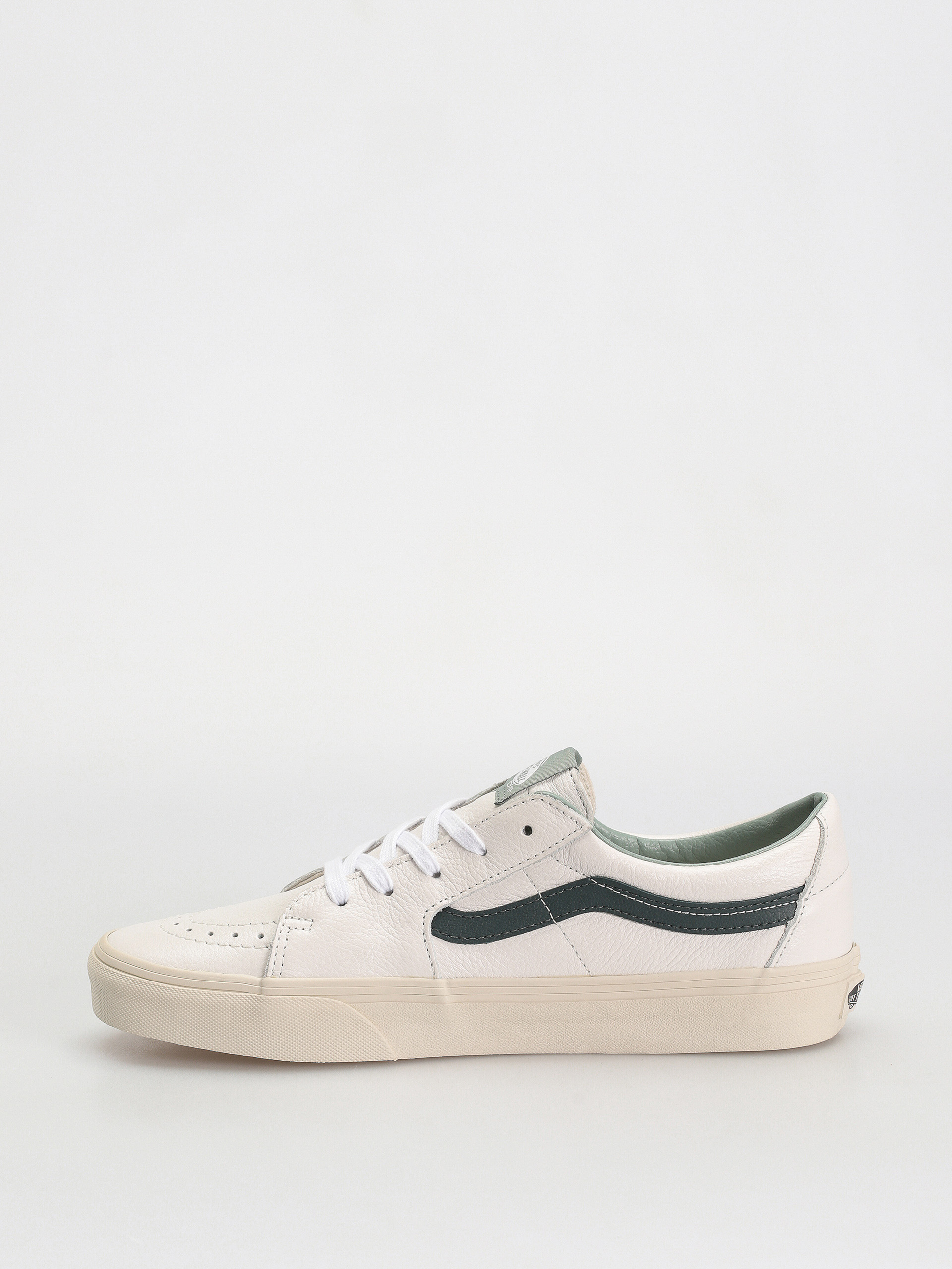 Vans Sk8 Low Shoes beige premium leather green gables