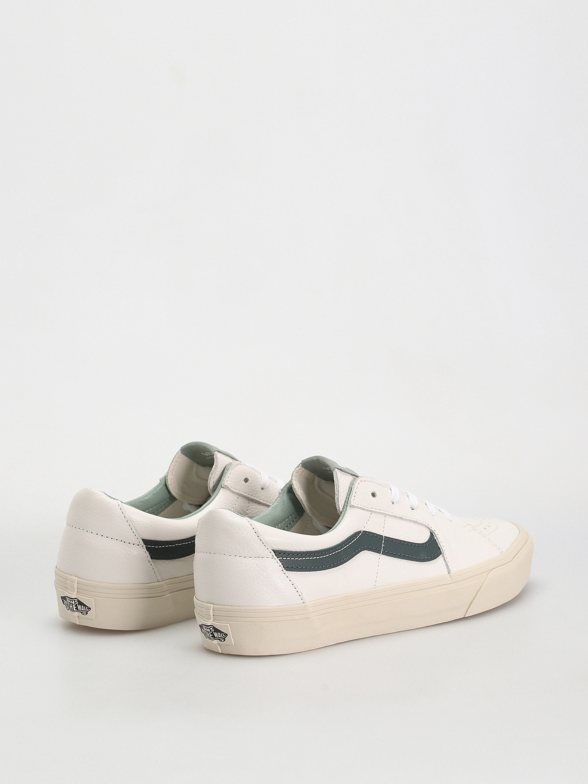 Vans Sk8 Low Shoes (premium leather green gables)
