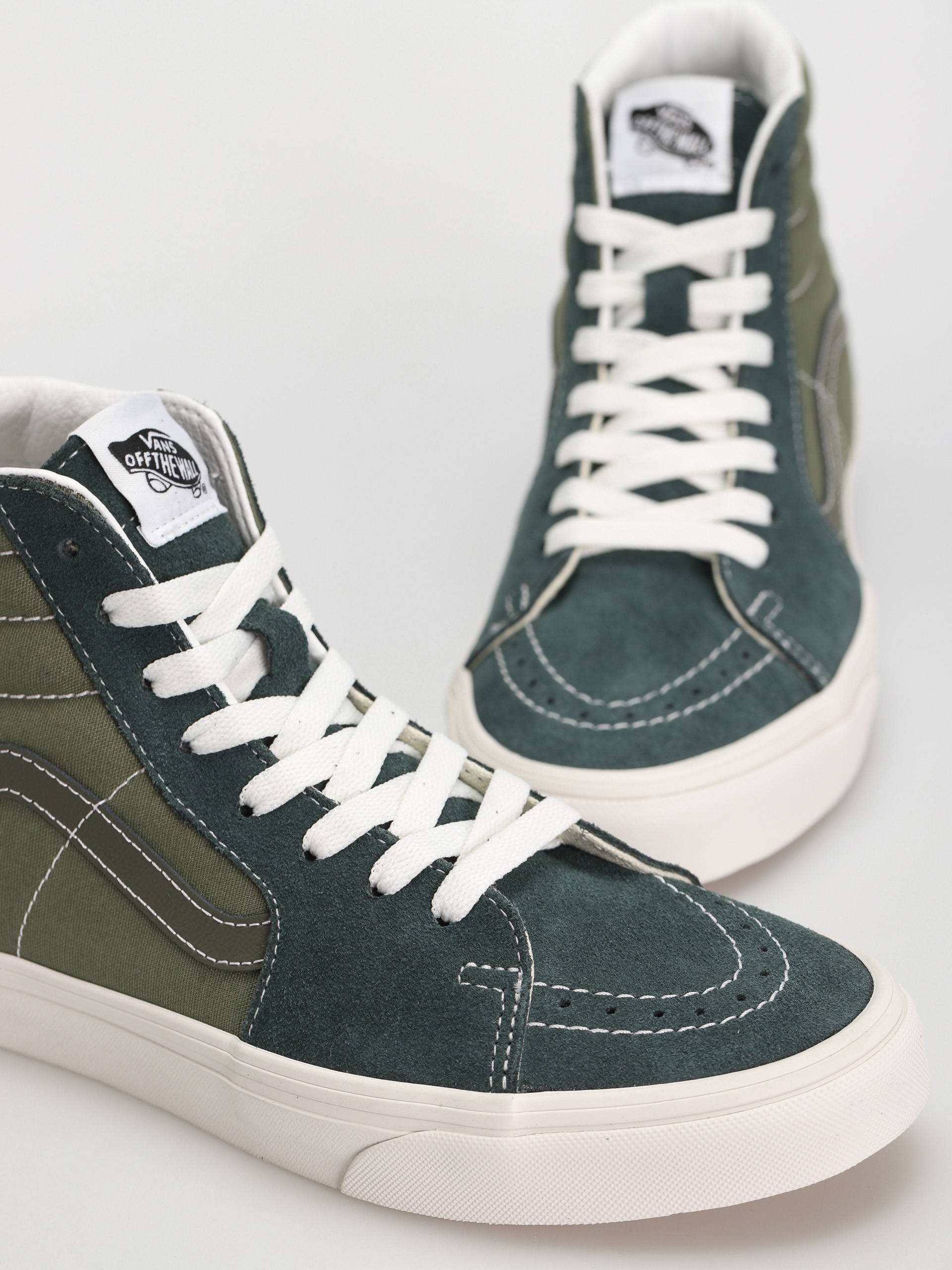 Vans Sk8 Hi Shoes (tri-tone green)