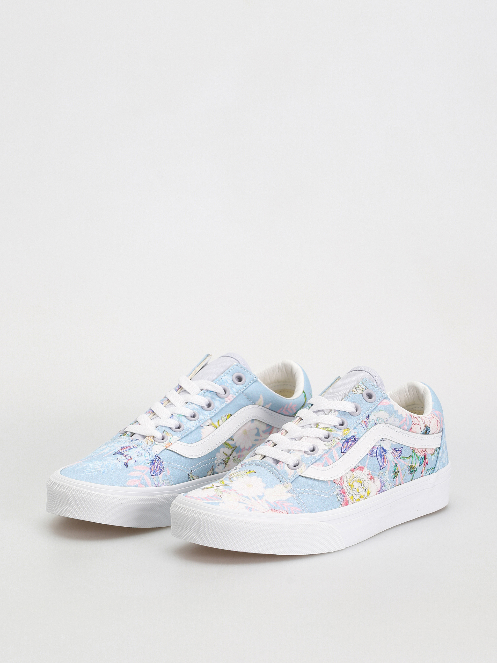 Vans Old Skool Shoes (whimsy floral true white)