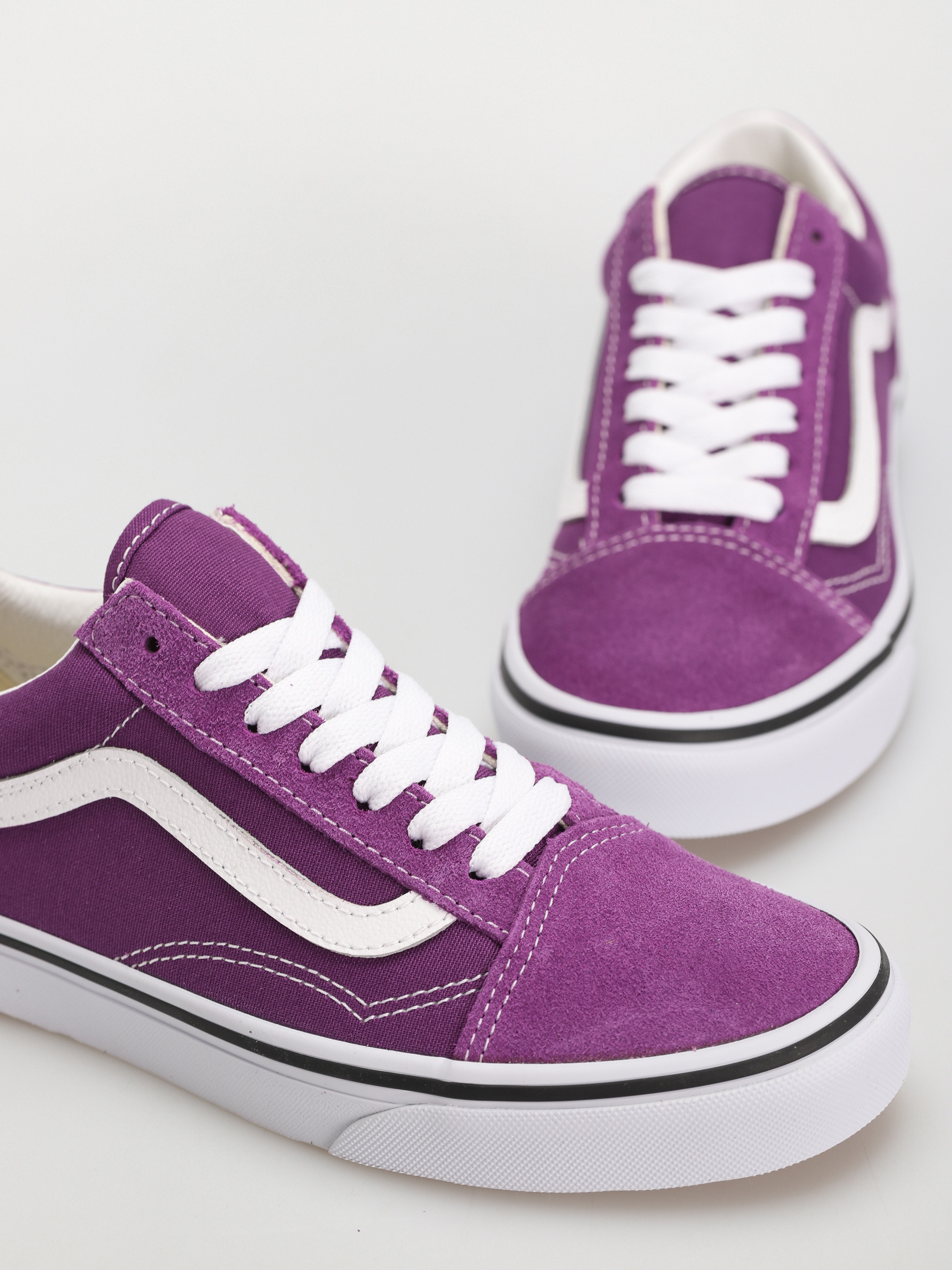 Vans Old Skool Shoes (color theory purple magic)