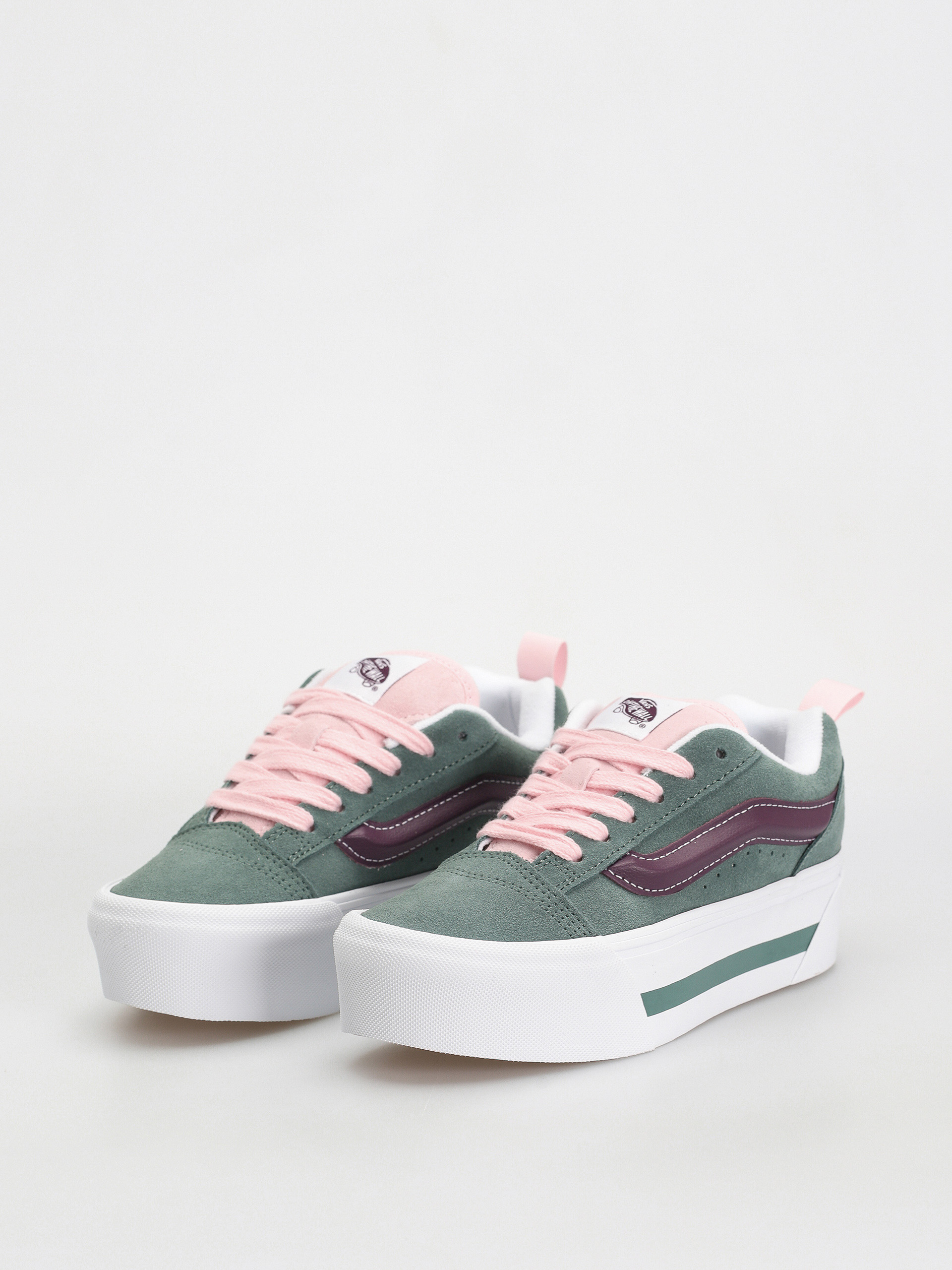 Vans Knu Stack Shoes green nineties silver pine