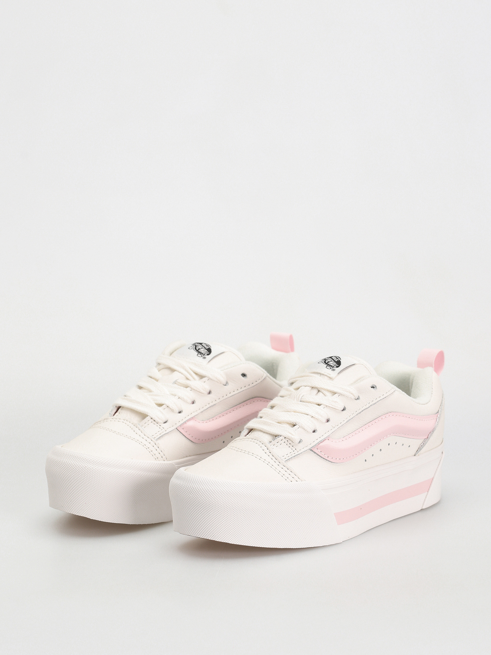 Vans Knu Stack Shoes (smarten up white/pink)