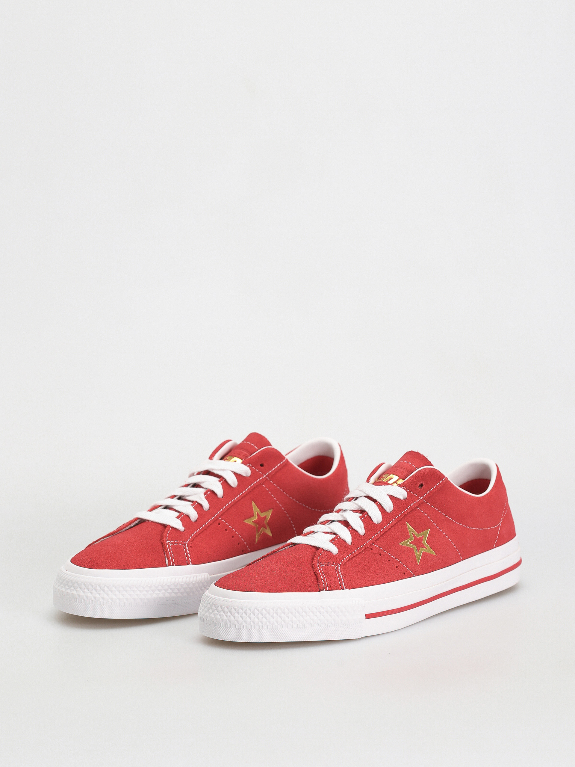 Converse One Star Pro Shoes (red)