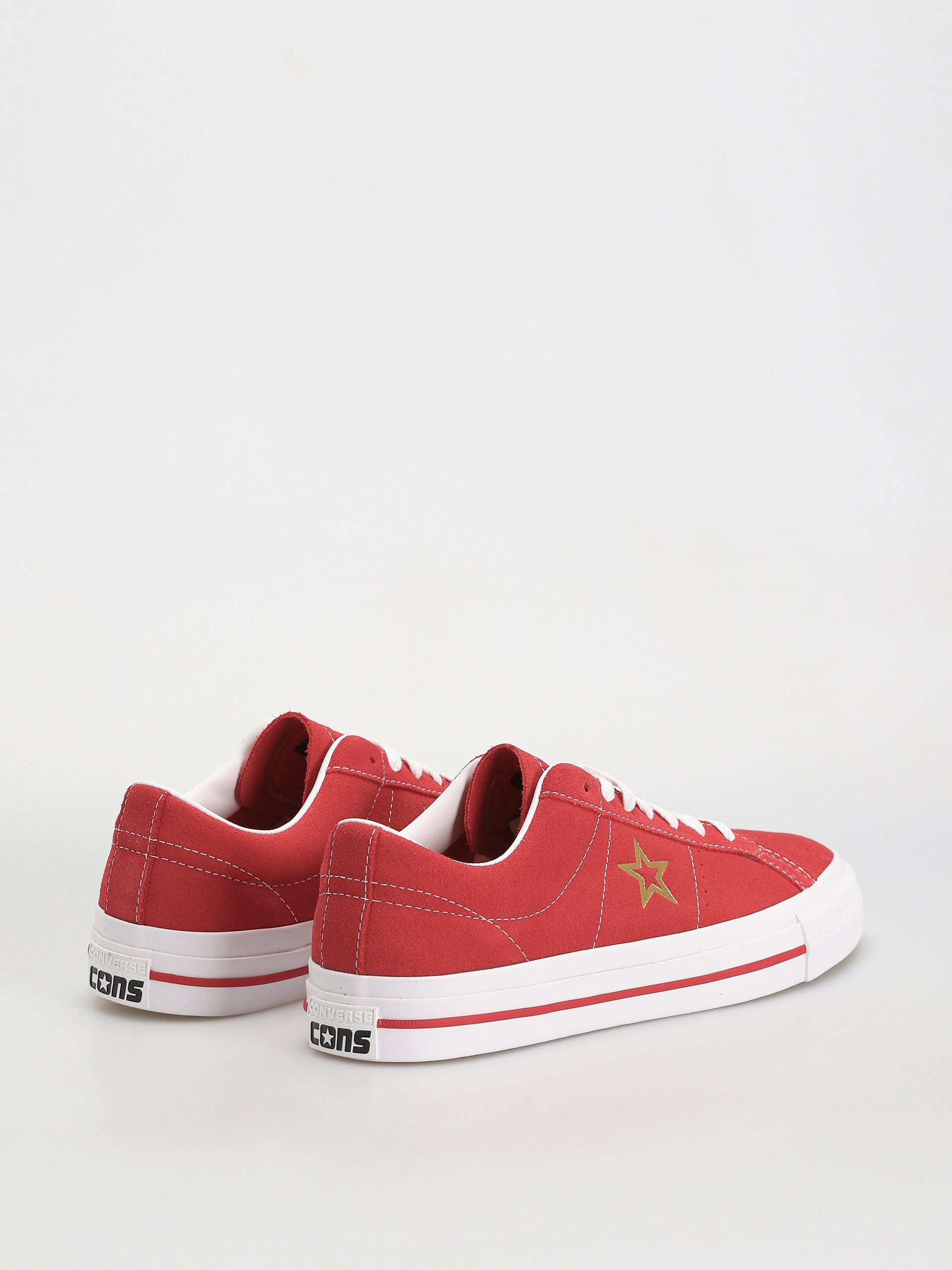 Converse One Star Pro Shoes (red)