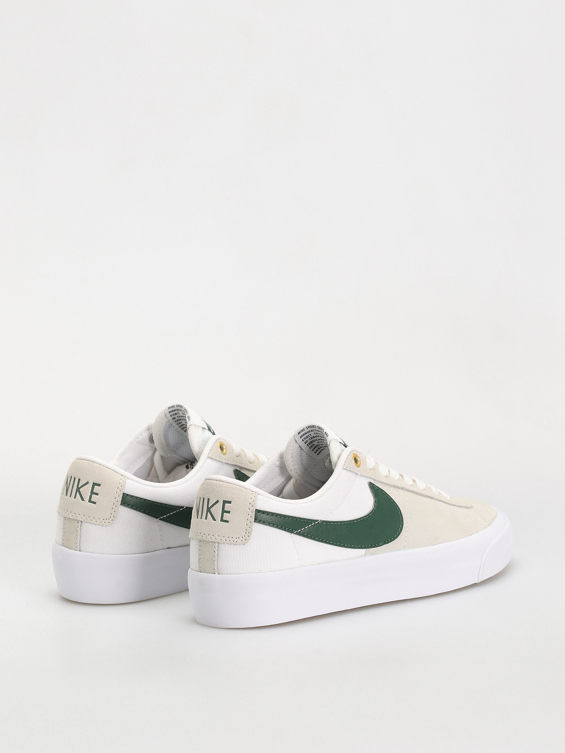 Nike SB Zoom Blazer Low Pro Gt Shoes (white/fir white gum light brown)