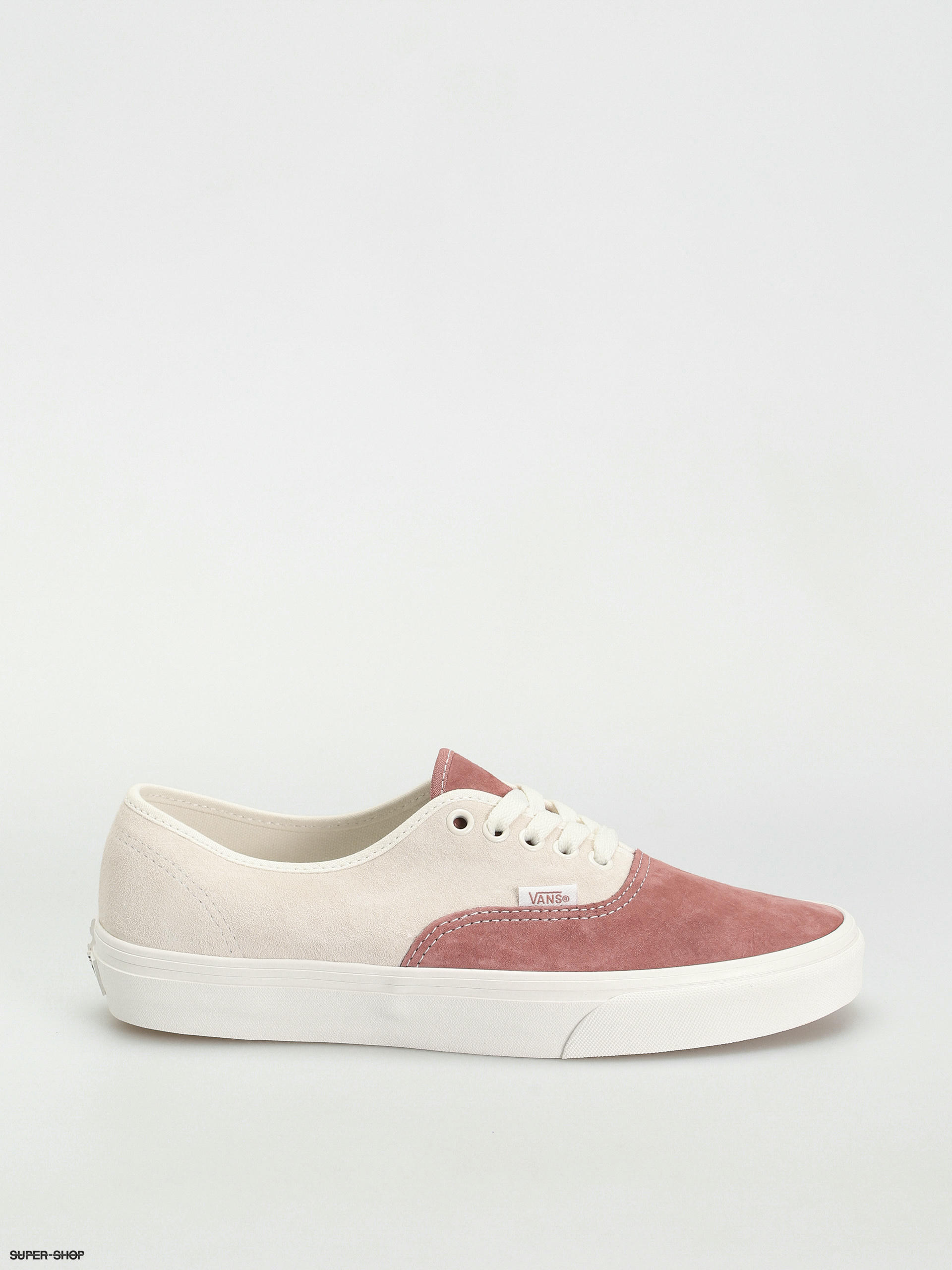 Vans rose shop blanc