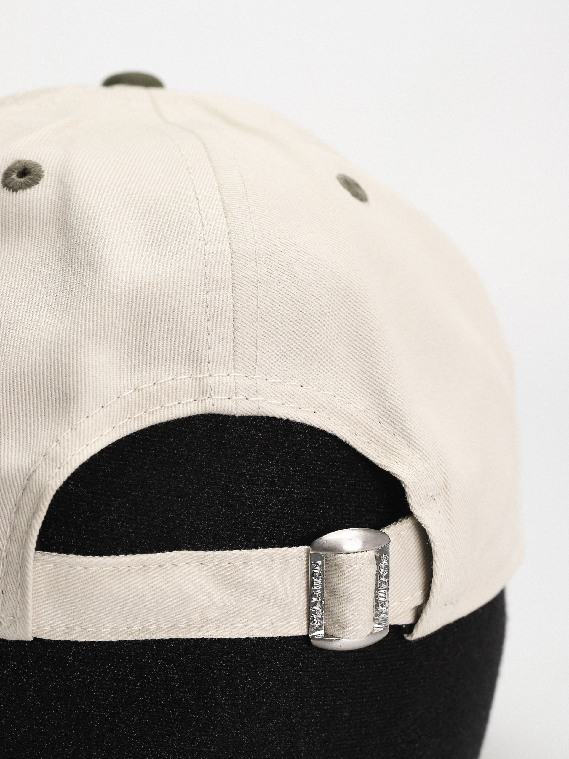 New Era White Crown 9Forty New York Yankees Cap (khaki/stone)