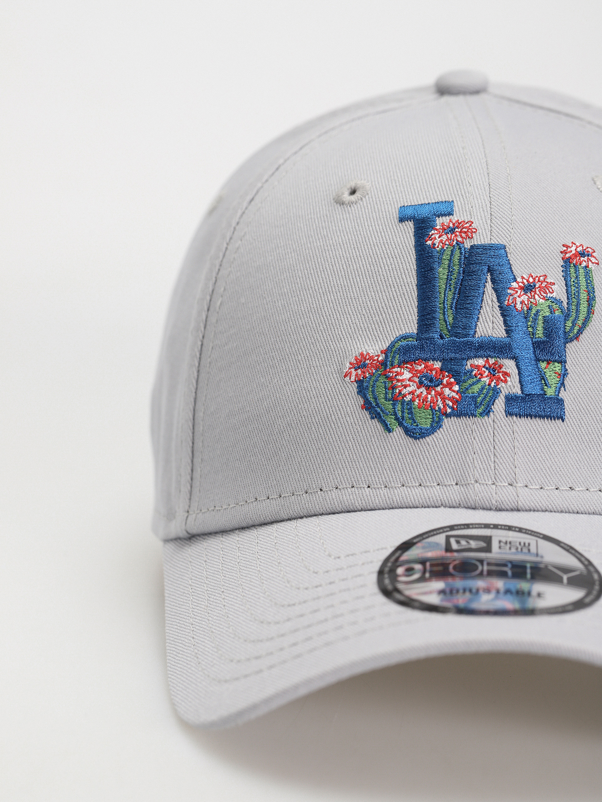 New Era Flower Icon 9Forty Los Angeles Dodgers Cap grey (gray)