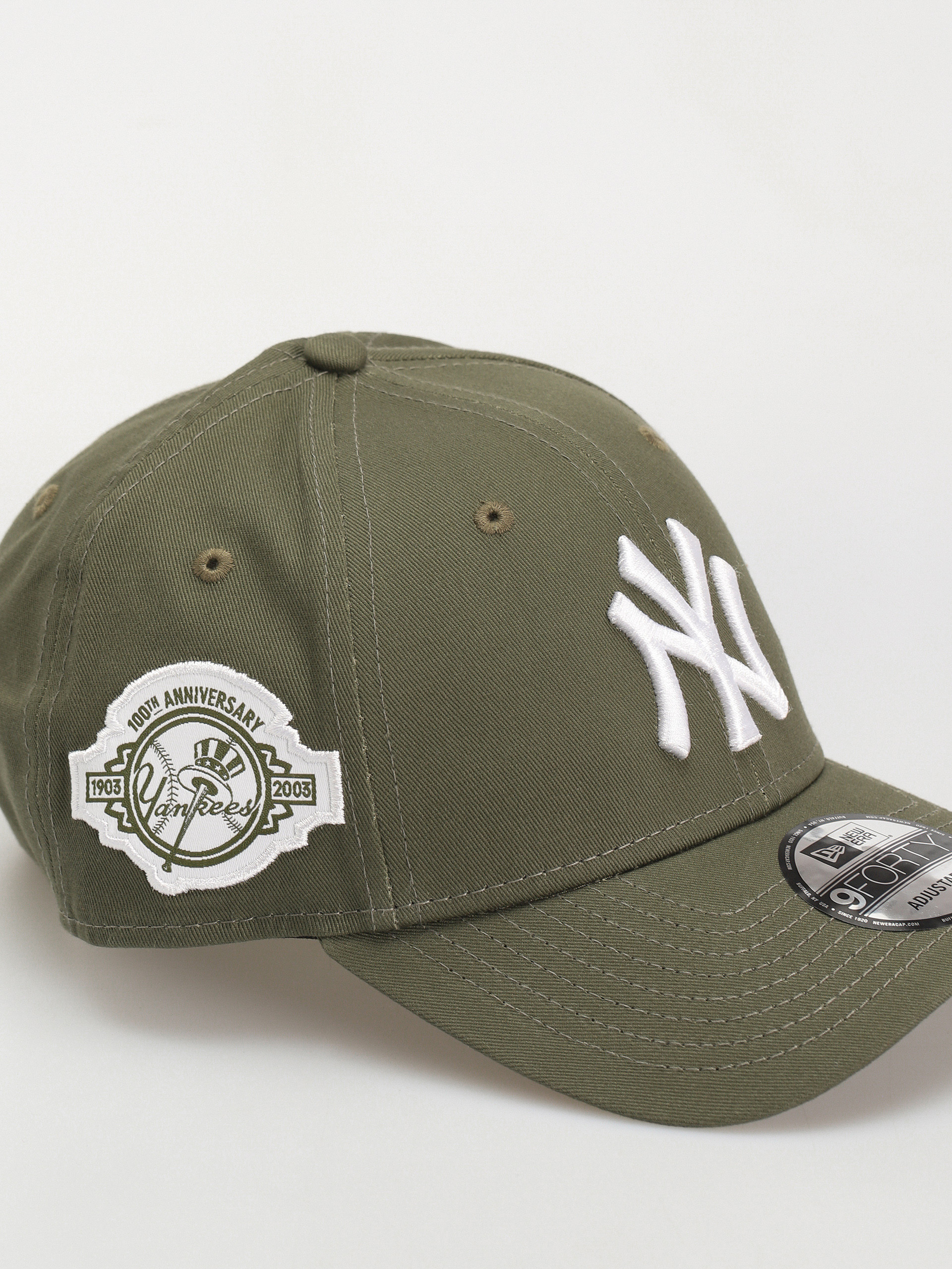 New Era Side Patch 9Forty New York Yankees Cap green khaki