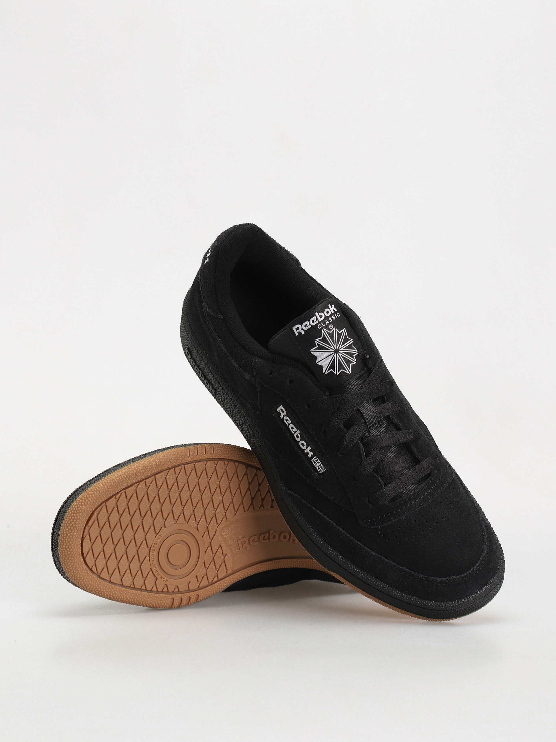 Reebok Club C 85 Shoes black (cblack/ftwwht/rbkle3)