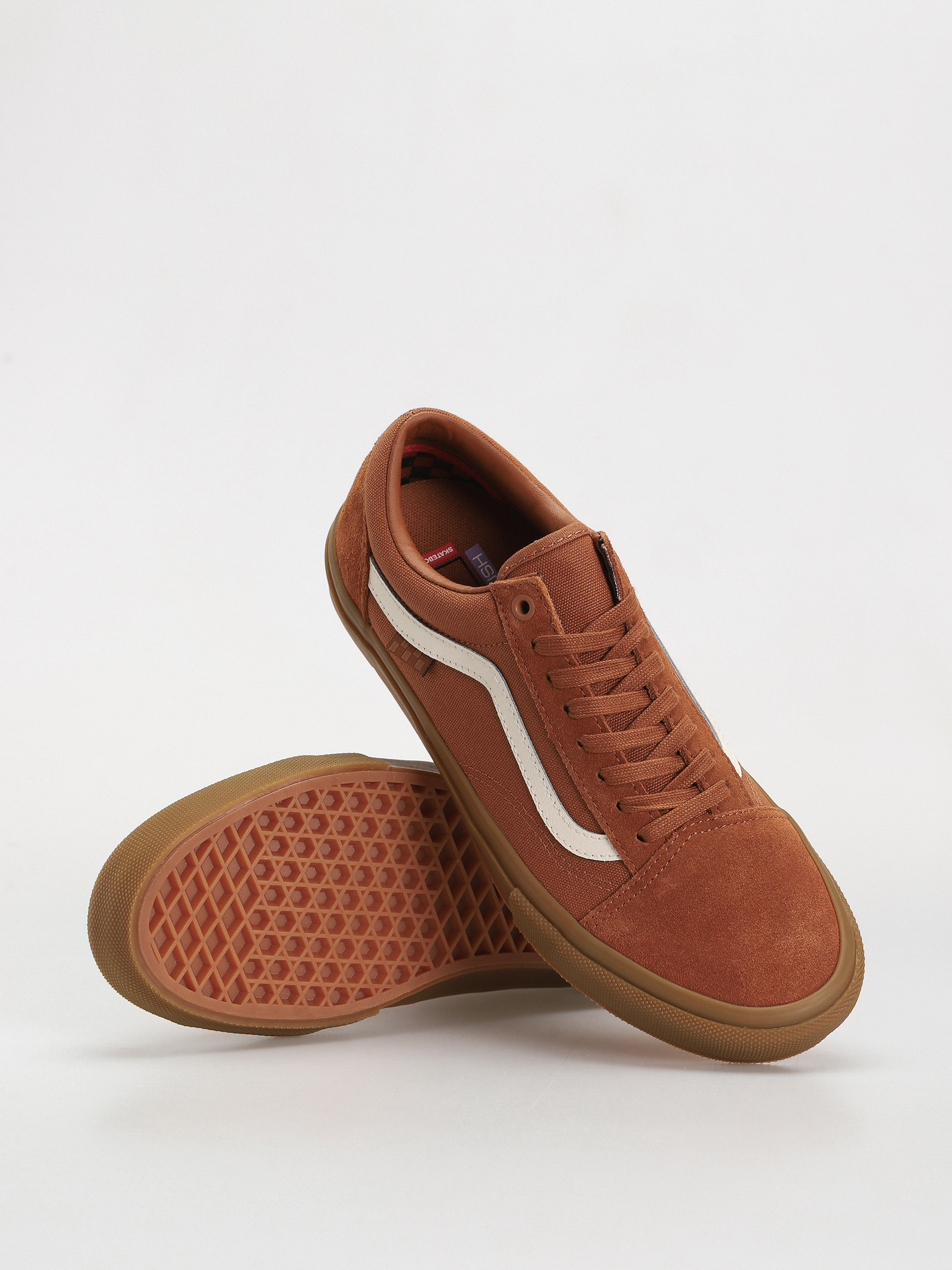Vans Skate Old Skool Shoes (brown/gum)