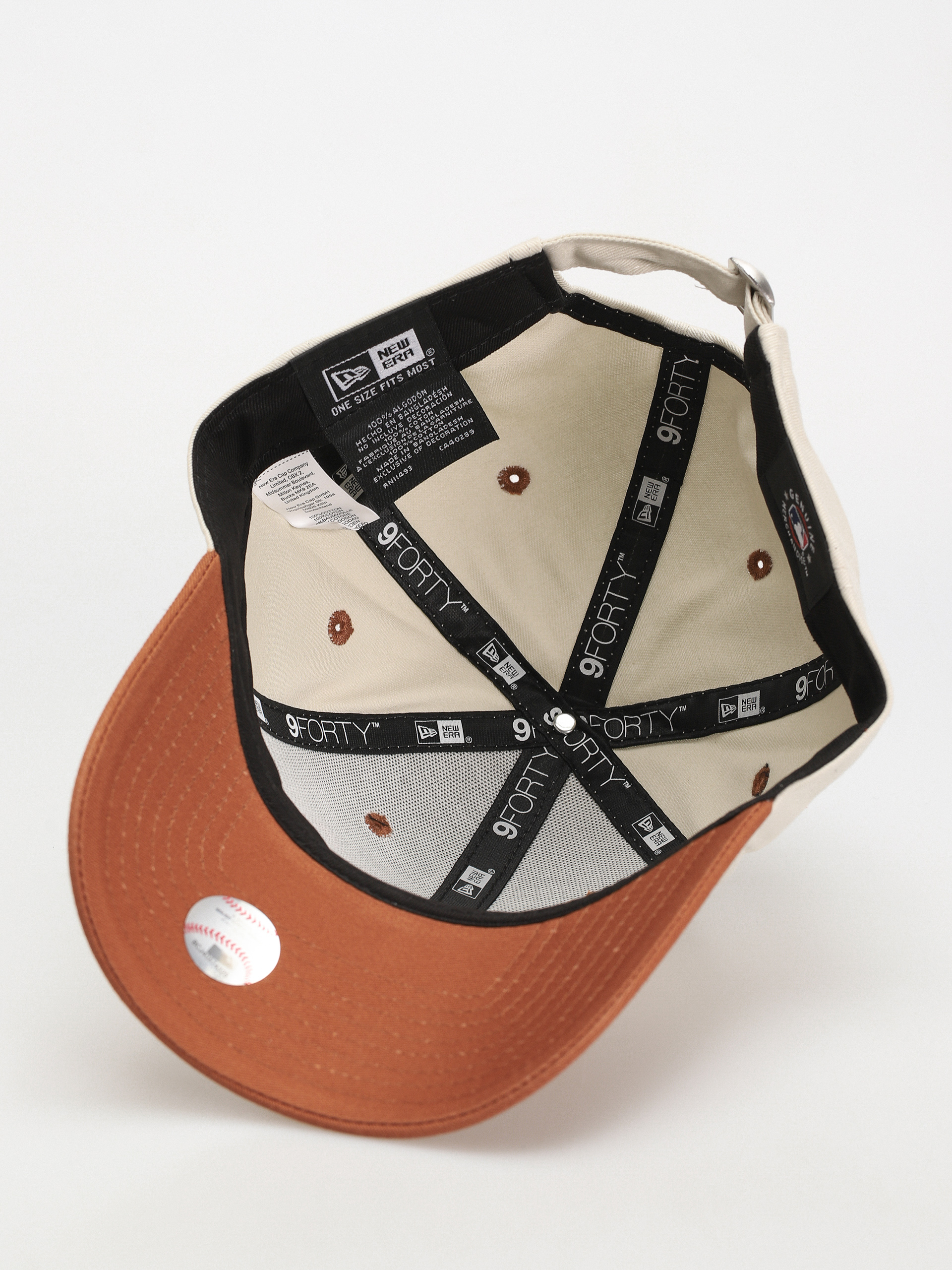 New Era White Crown 9Forty Los Angeles Dodgers Cap (ivory)