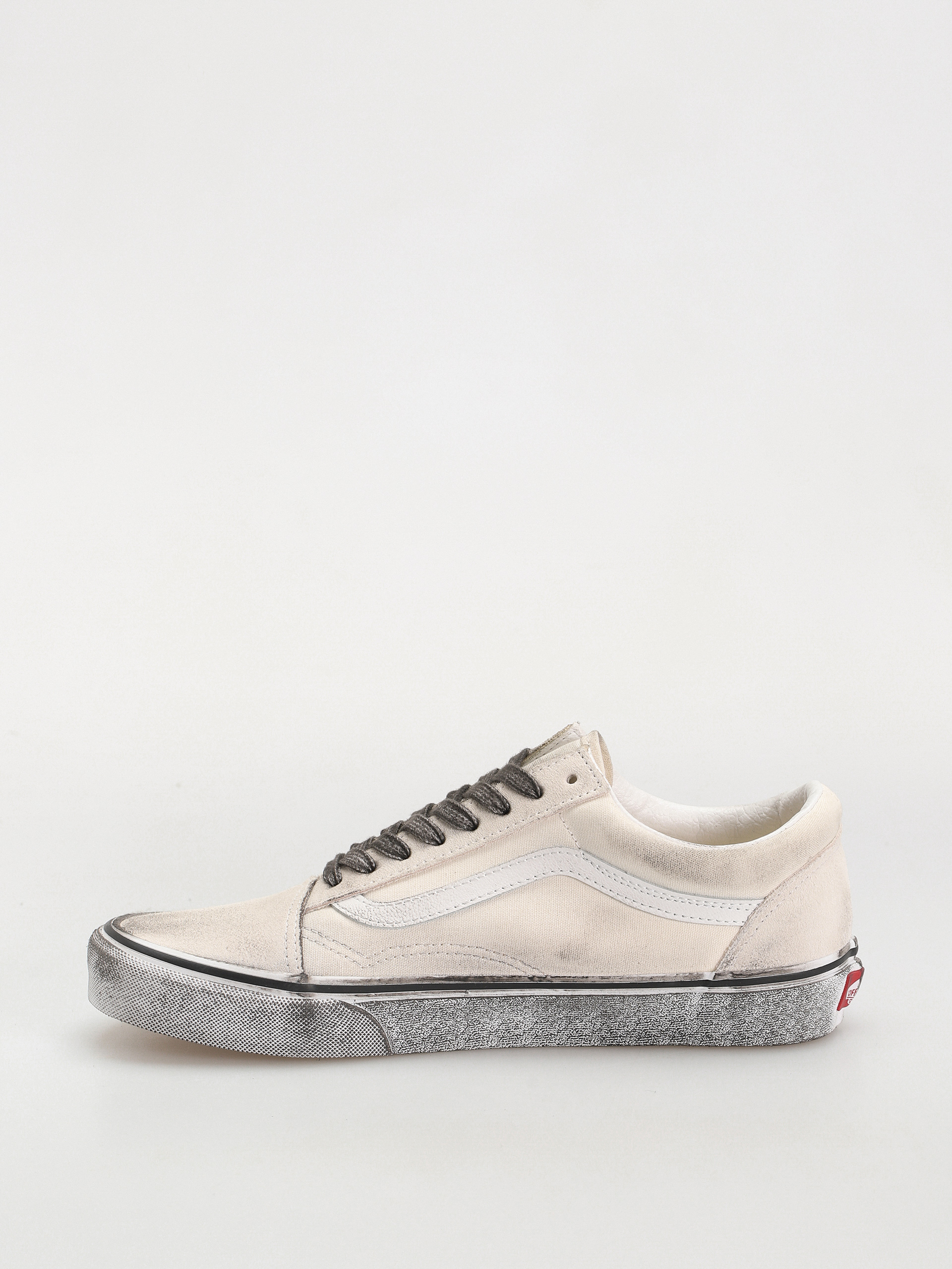 Vans Old Skool Schuhe (stressed white/white)