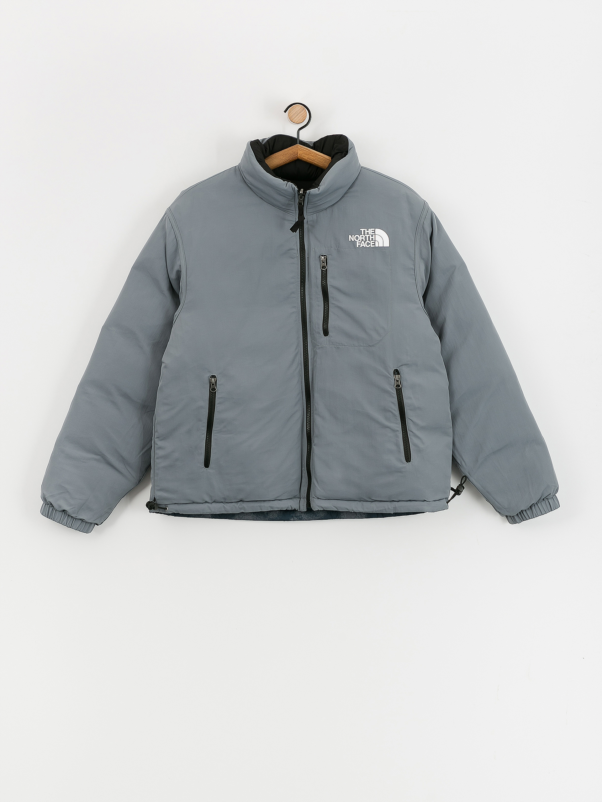 The North Face 92 Crinkle Rev Nuptse Jacke (blue dusk low-fi hi-tek)