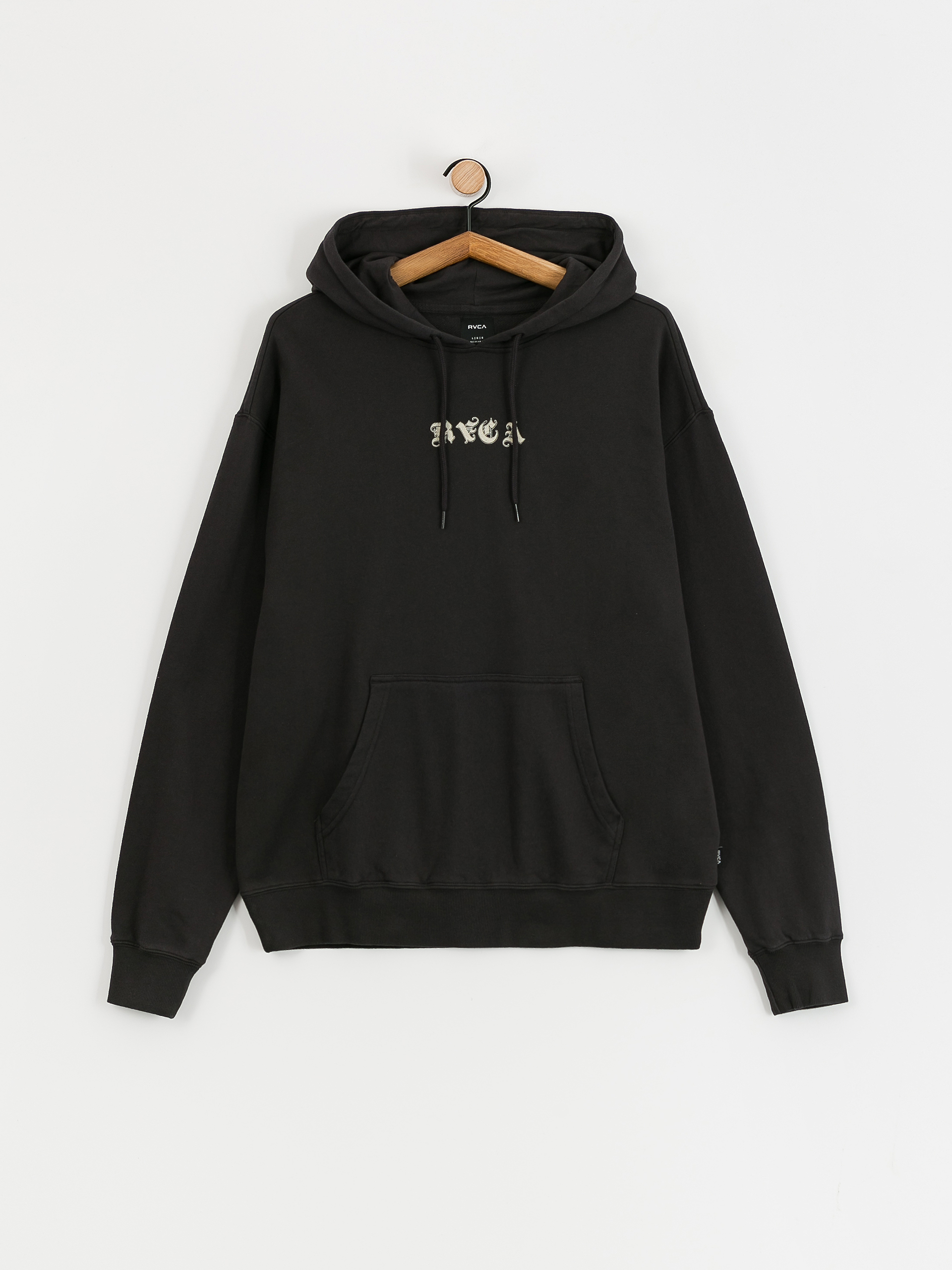 RVCA Benj Bouquet HD Hoodie (washed black)