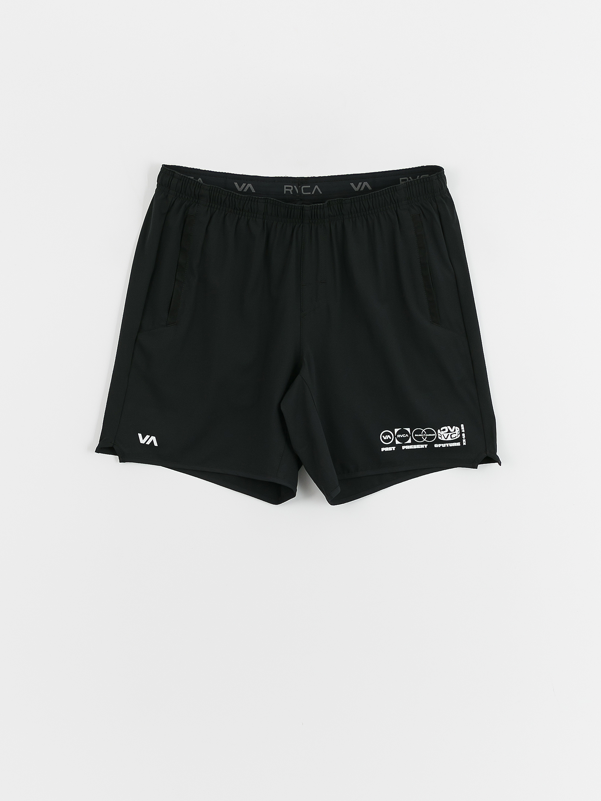 RVCA Yogger Stretch 17 Shorts (all black)