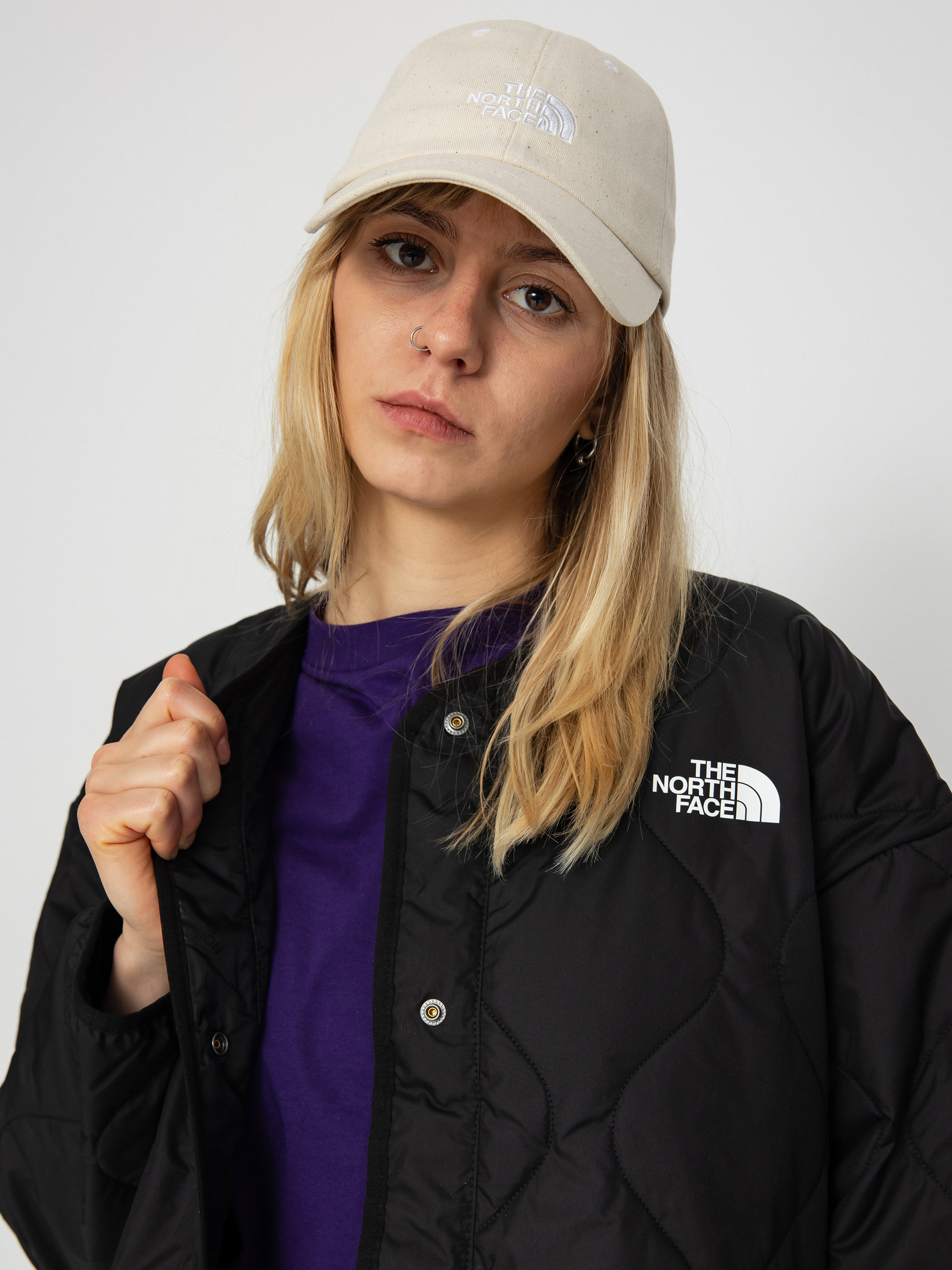 The North Face Jacket Ampato Quilted Liner Long Wmn (tnf black)