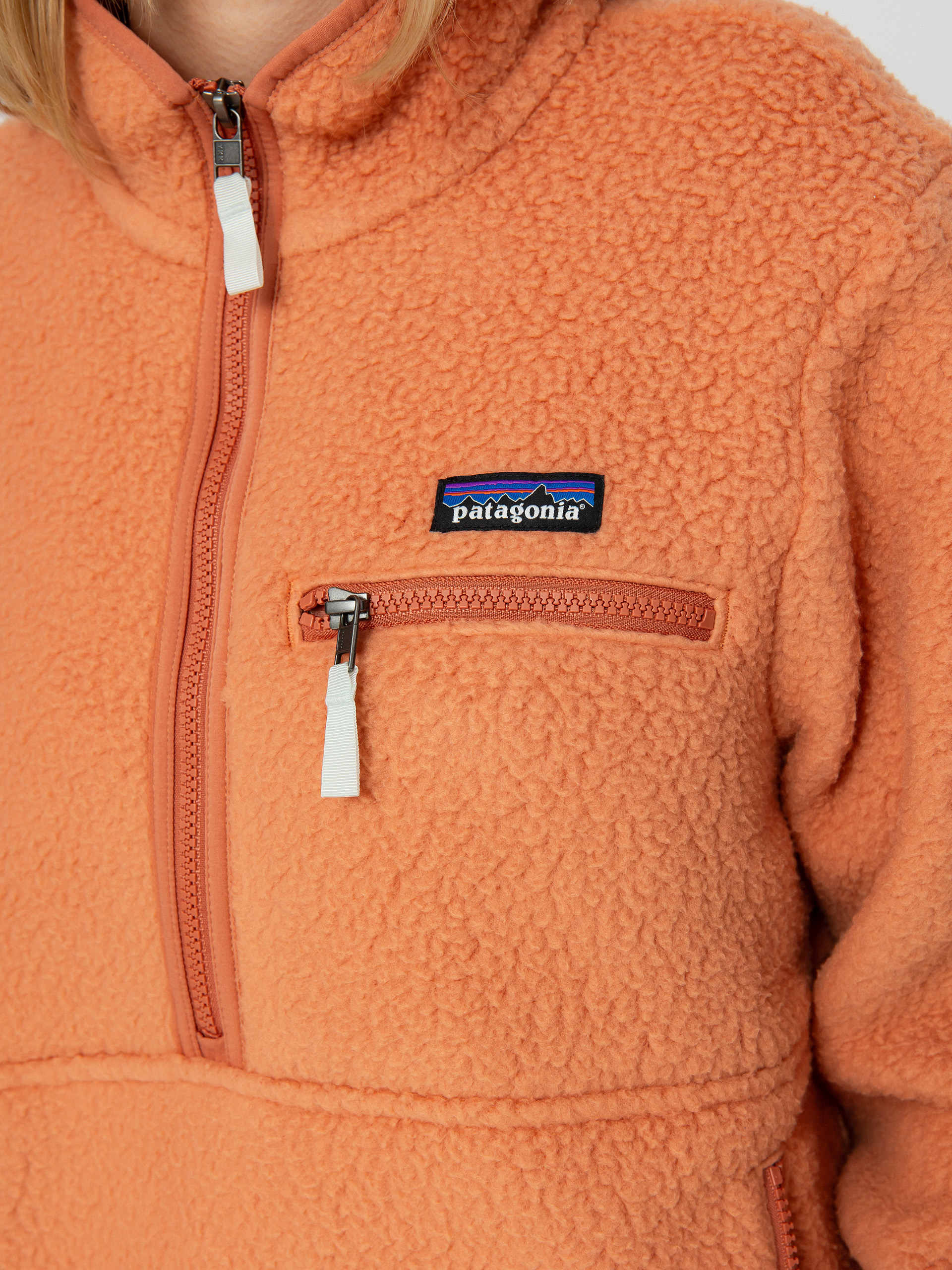 Damen Patagonia Retro Pile Marsupial Fleece Jacke (sienna clay)