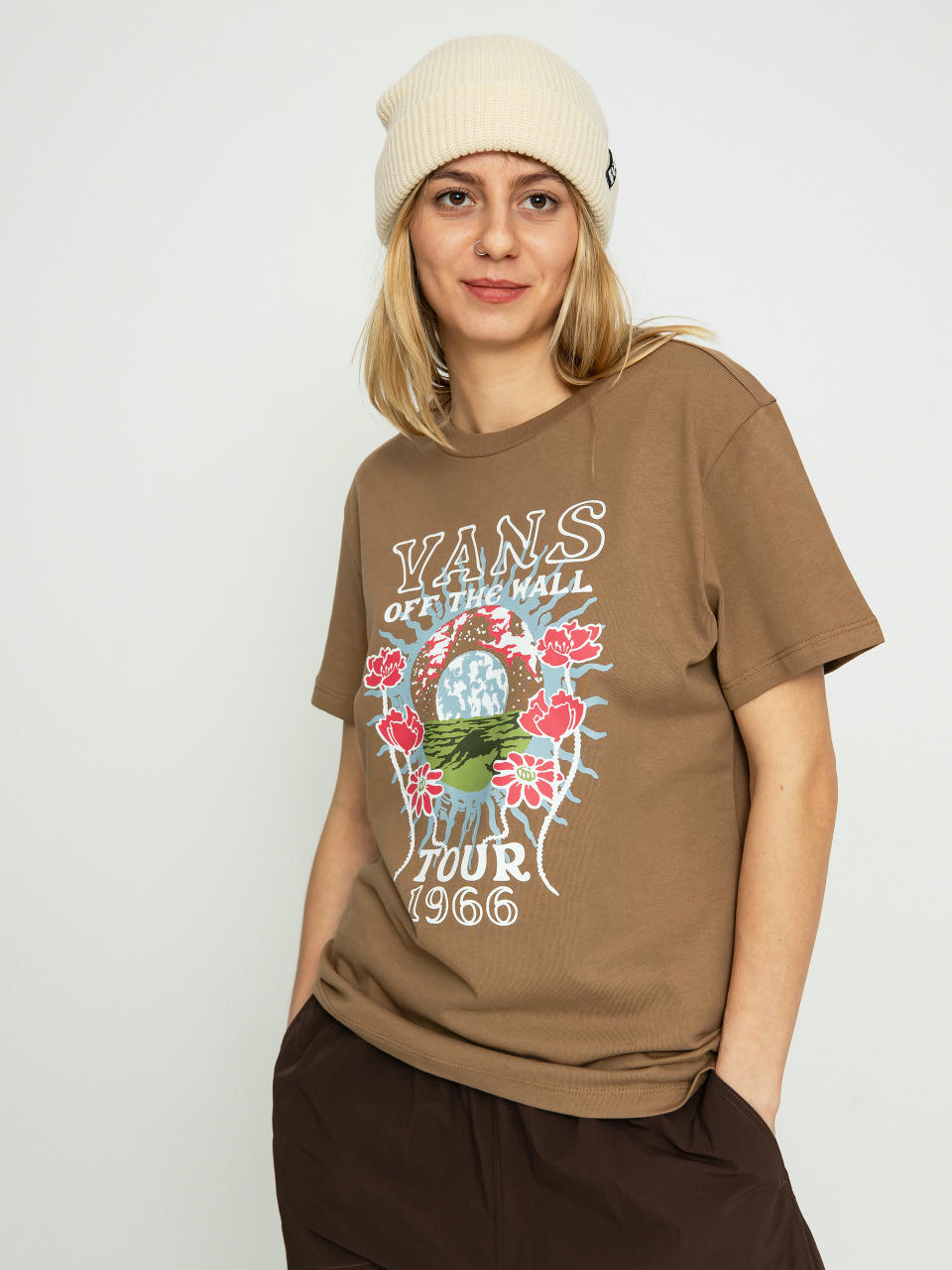 Vans Yesterdays Bff T-shirt Wmn (otter)