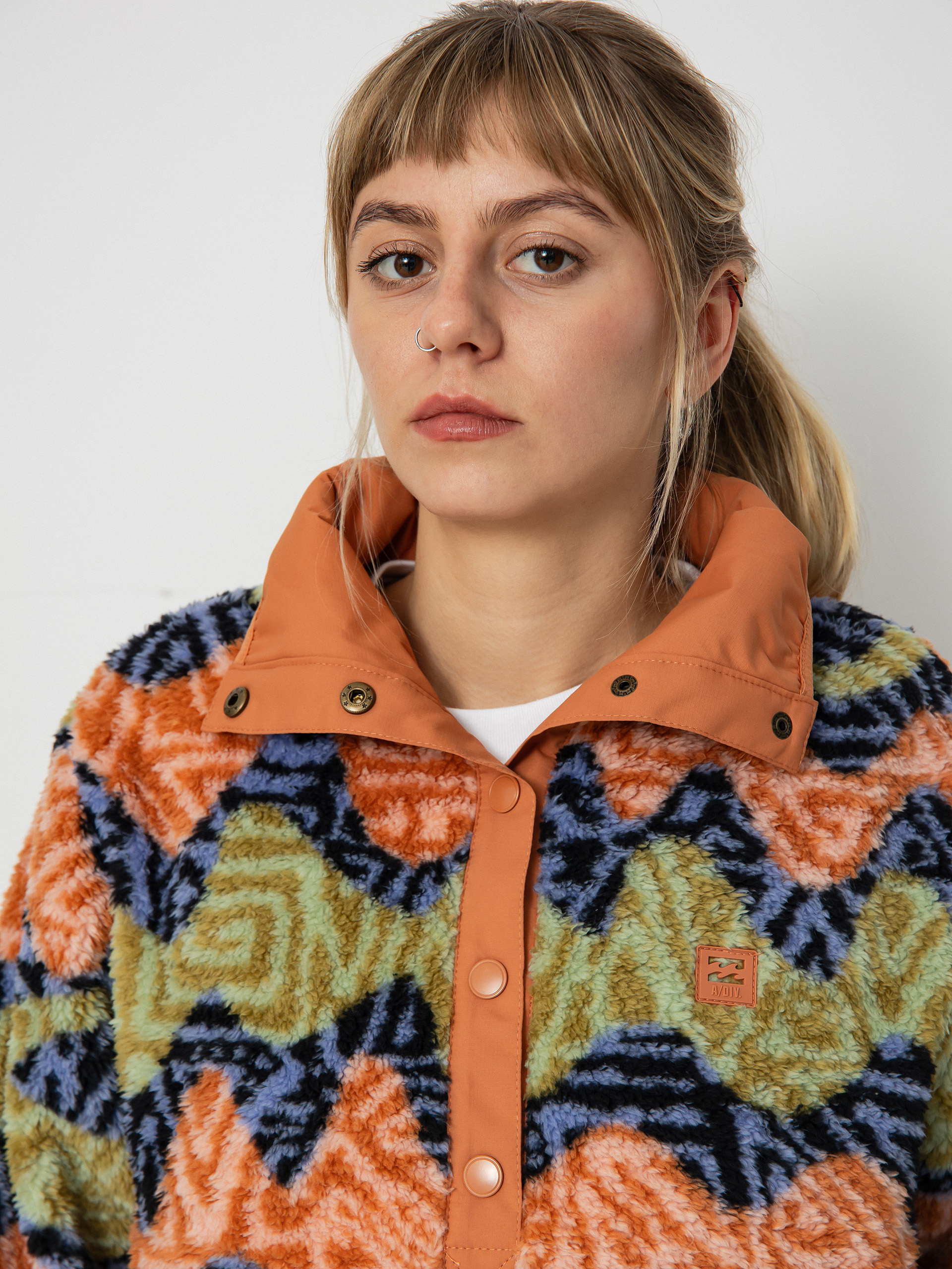 Womens Billabong Switchback Fleece (cosmic blue)