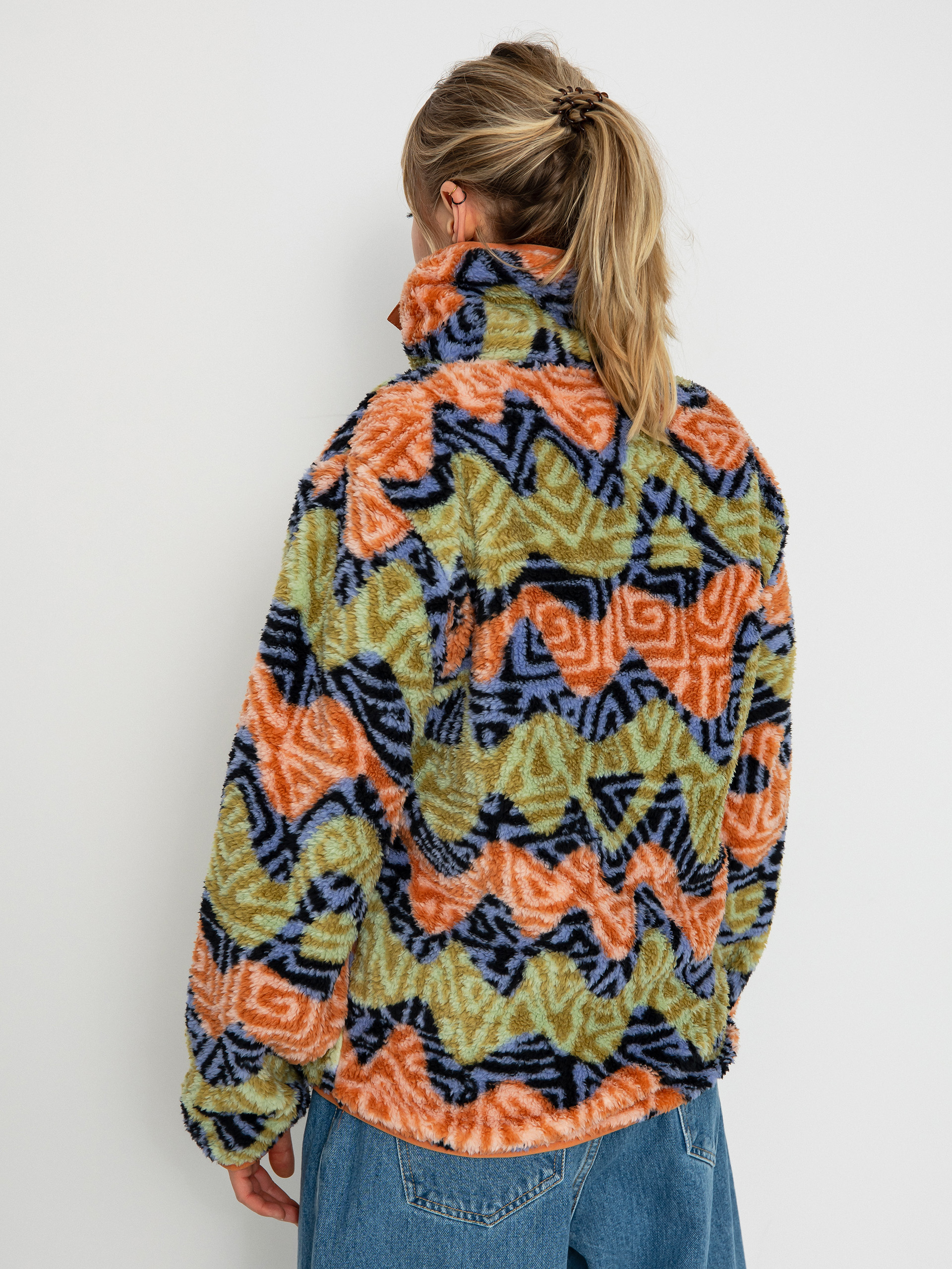 Womens Billabong Switchback Fleece (cosmic blue)