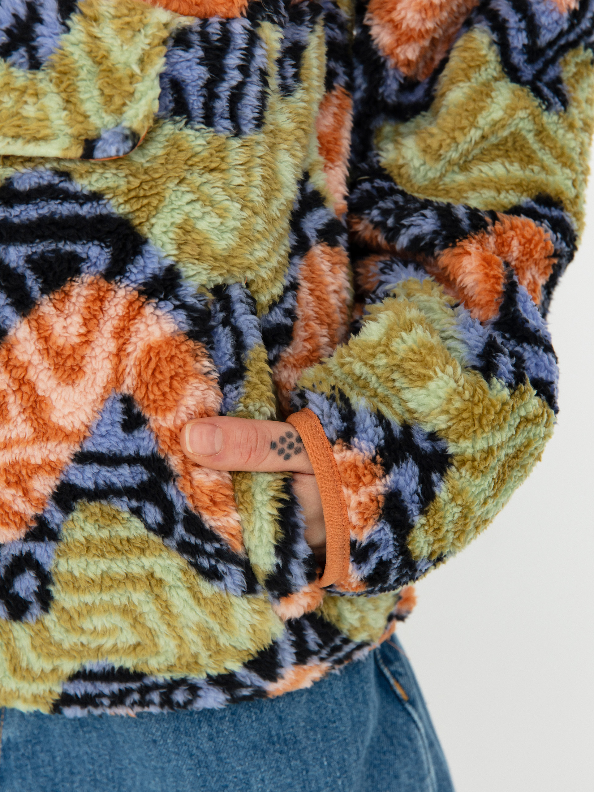 Womens Billabong Switchback Fleece (cosmic blue)