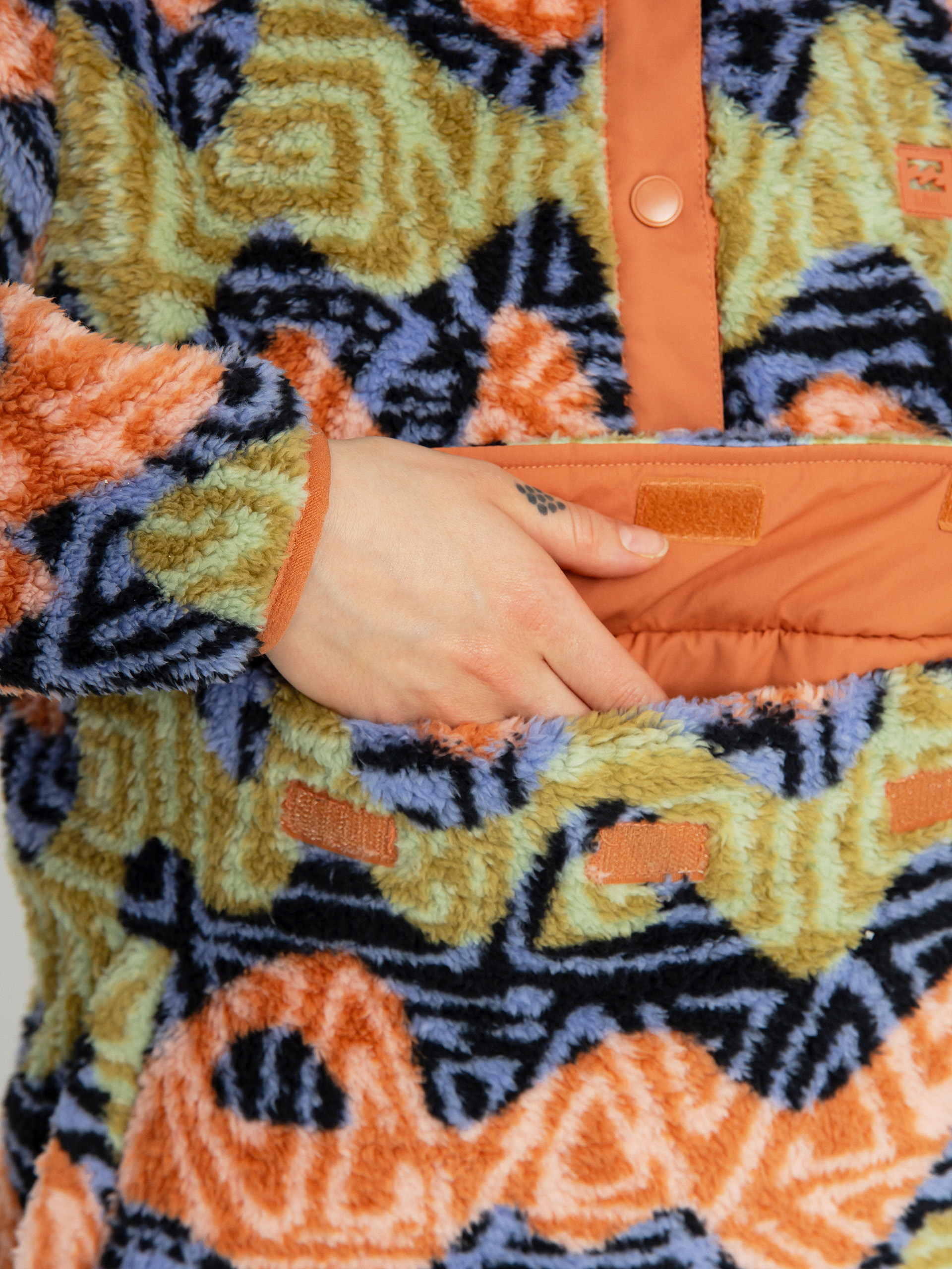 Womens Billabong Switchback Fleece (cosmic blue)