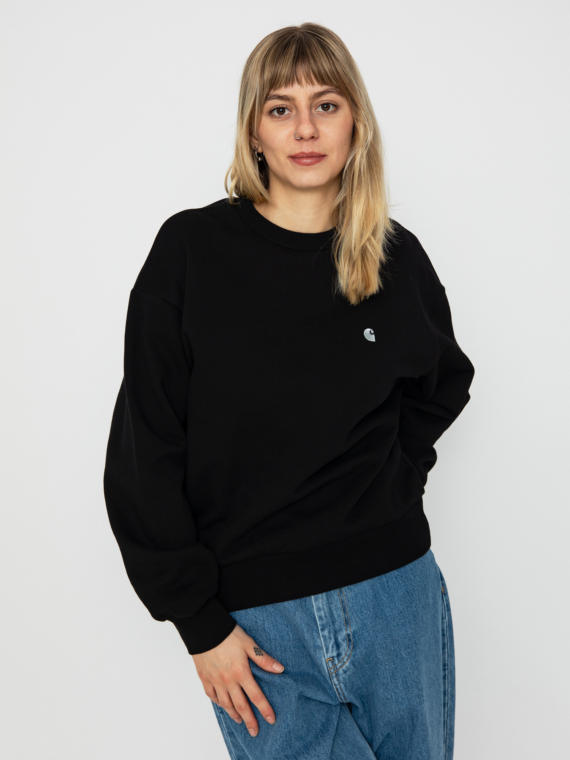 Carhartt WIP Casey Sweatshirt Wmn (black/silver)