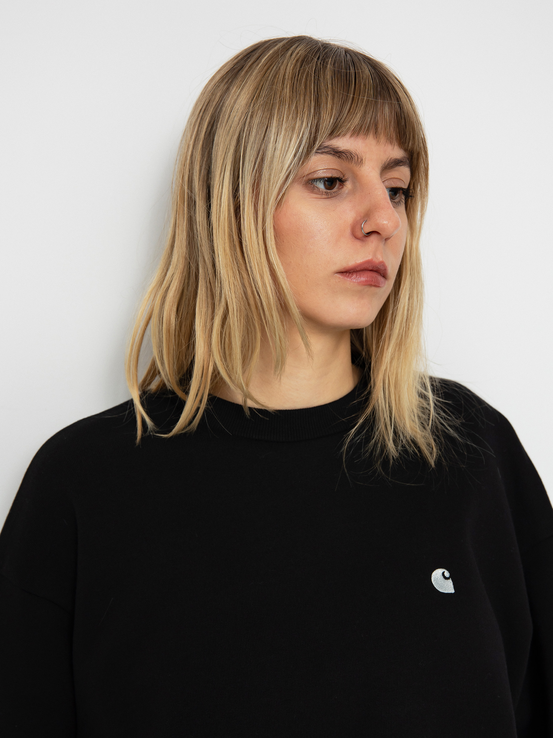 Carhartt WIP Casey Sweatshirt Wmn (black/silver)