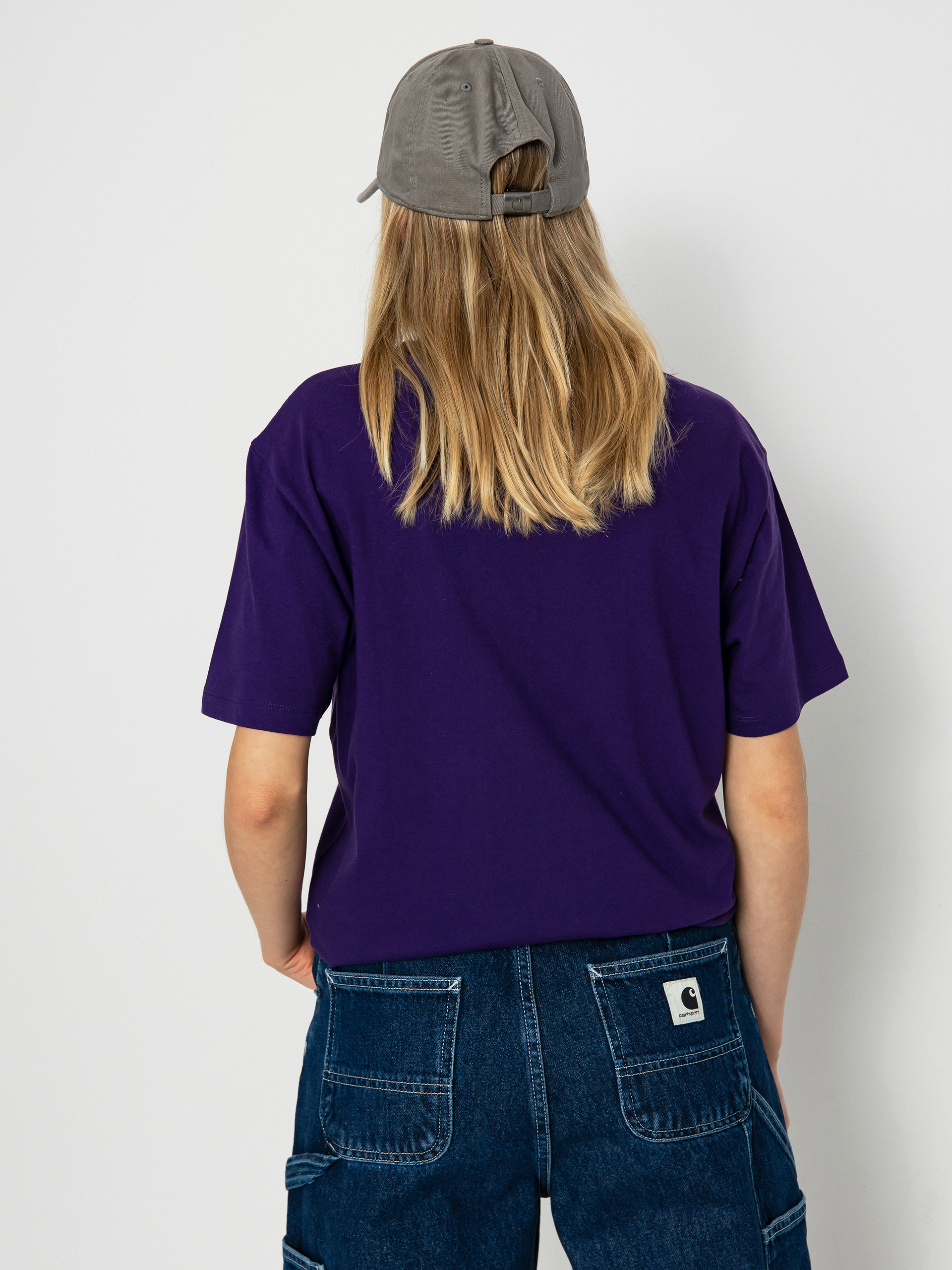 Carhartt WIP Casey T-shirt Wmn (tyrian/silver)