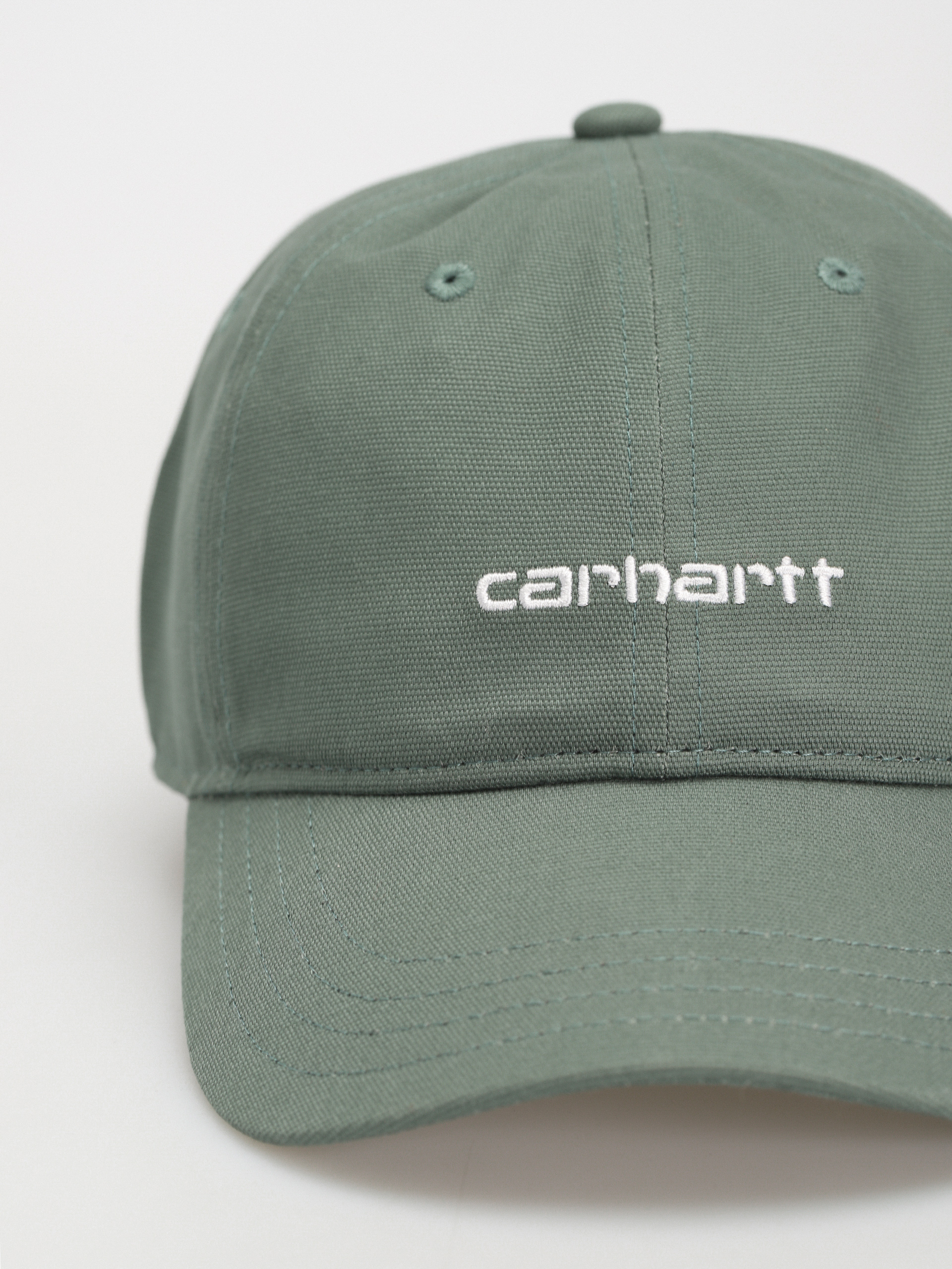 Carhartt WIP Canvas Script Cap (park/white)